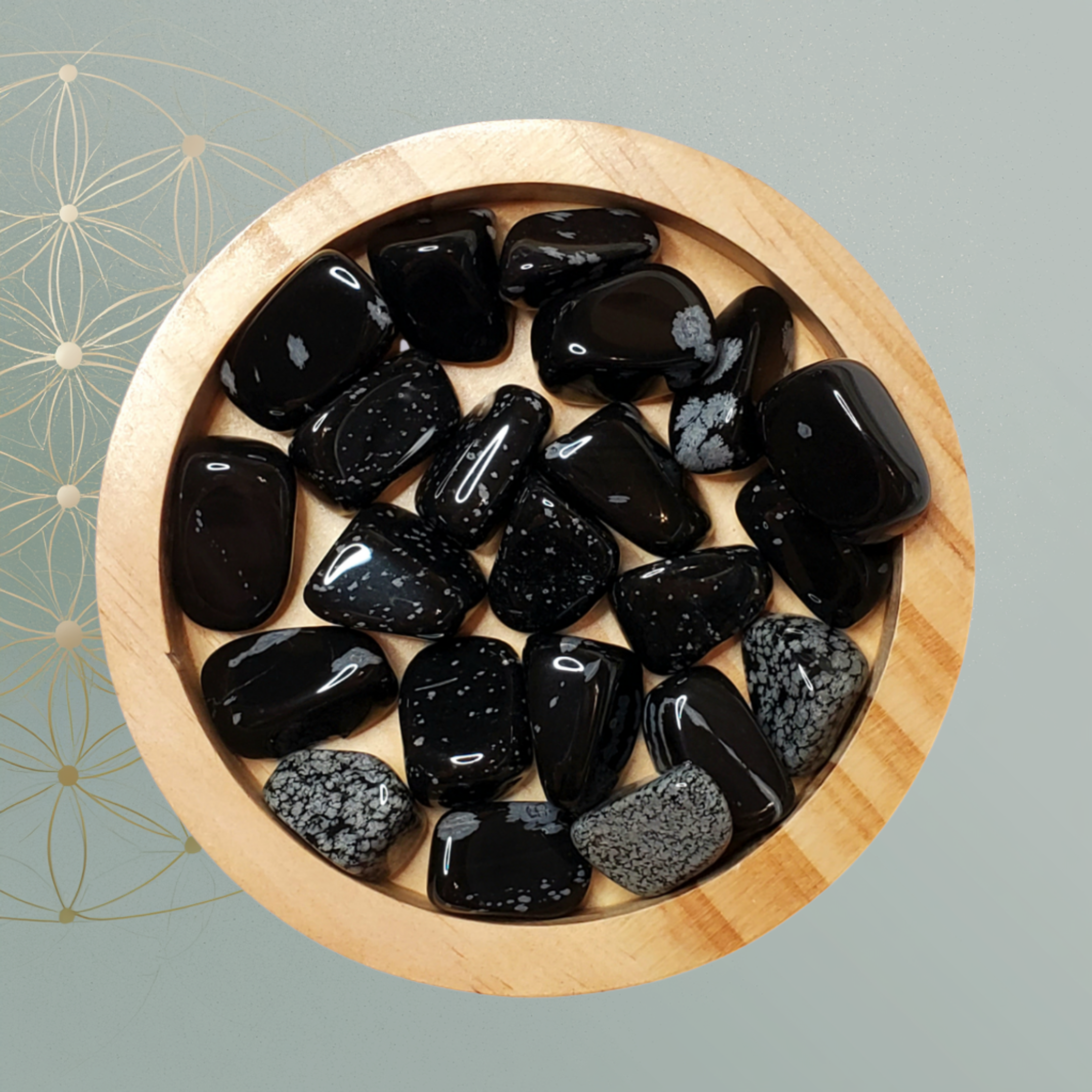 Snowflake Obsidian