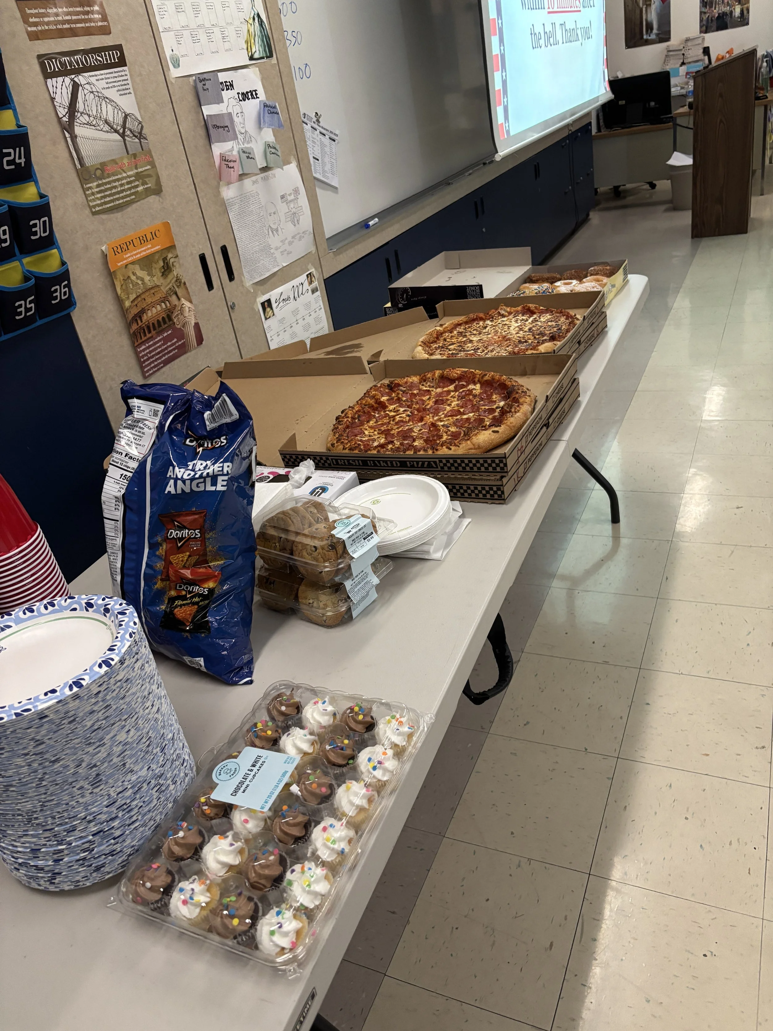 Food and drinks provided by our members