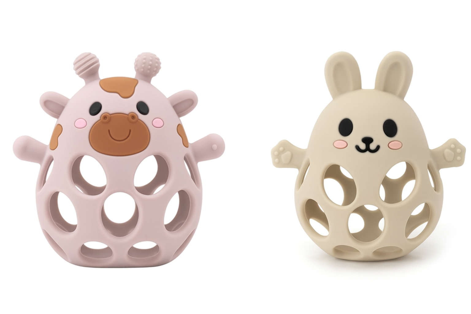 Girls Teether 2 Pack Set