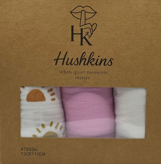 Girls Swaddle 3 Pack Set