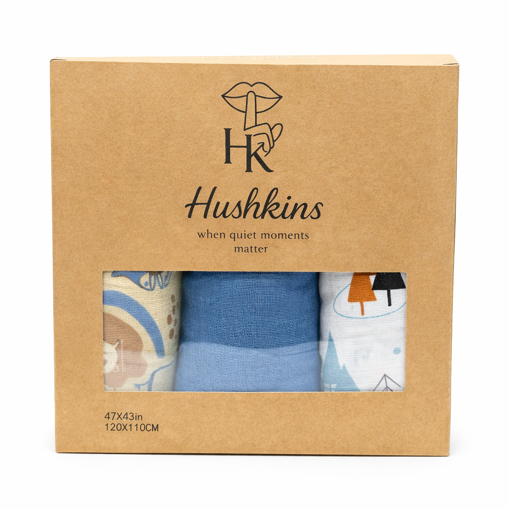 Boys Swaddle 3 Pack Set