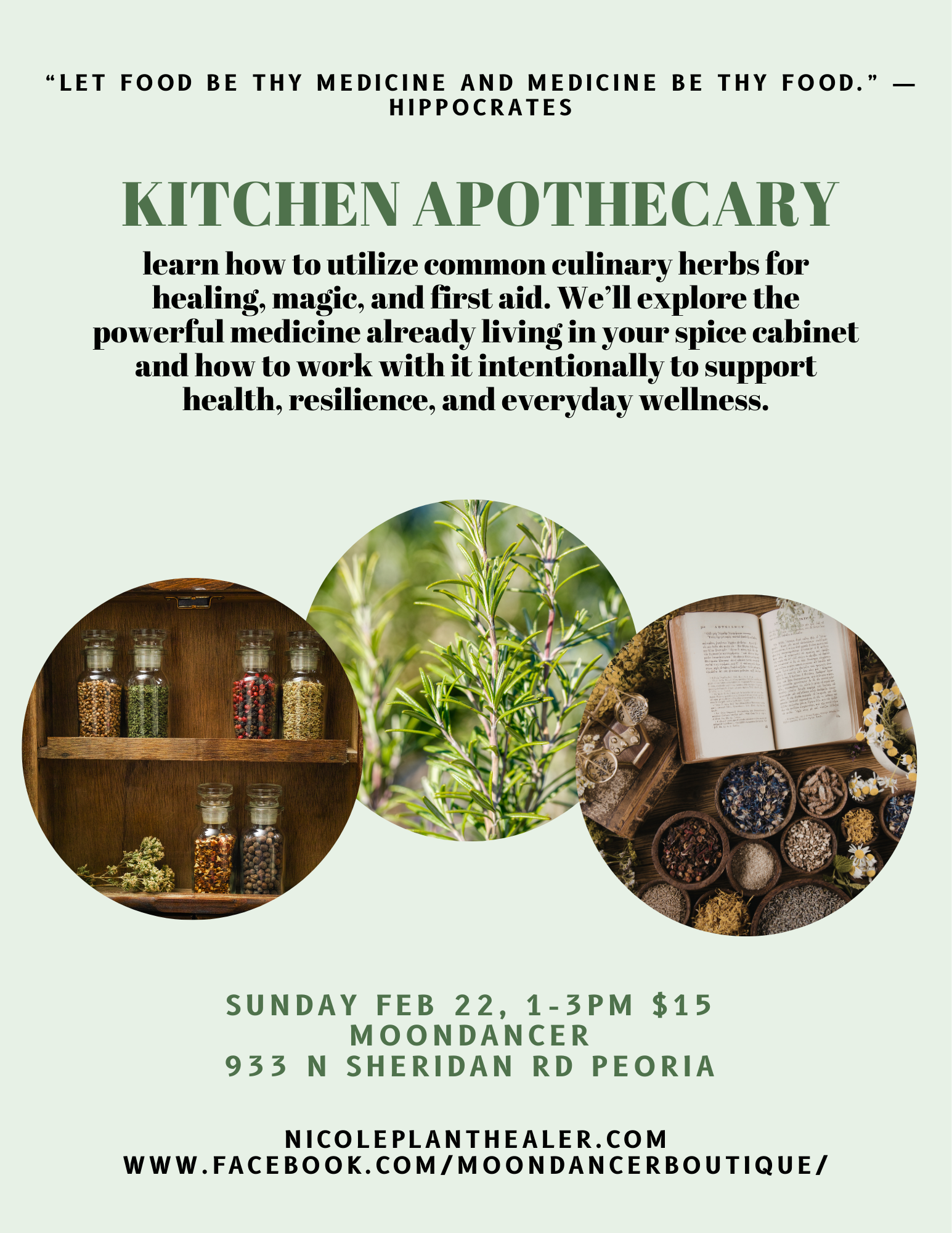Kitchen Apothecary