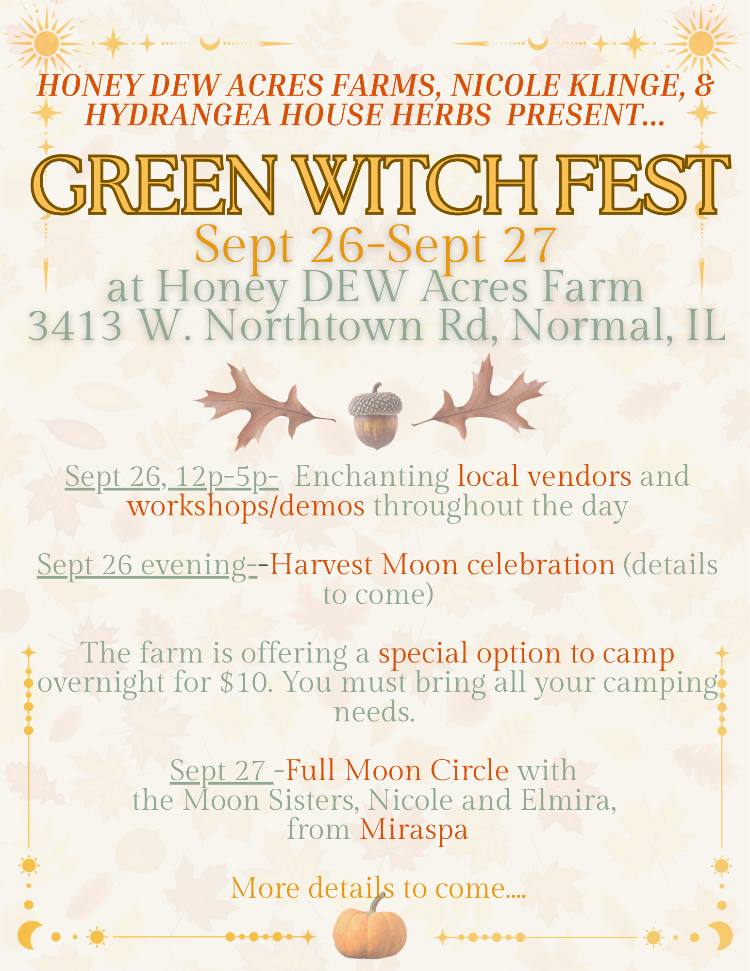 Green witch gathering