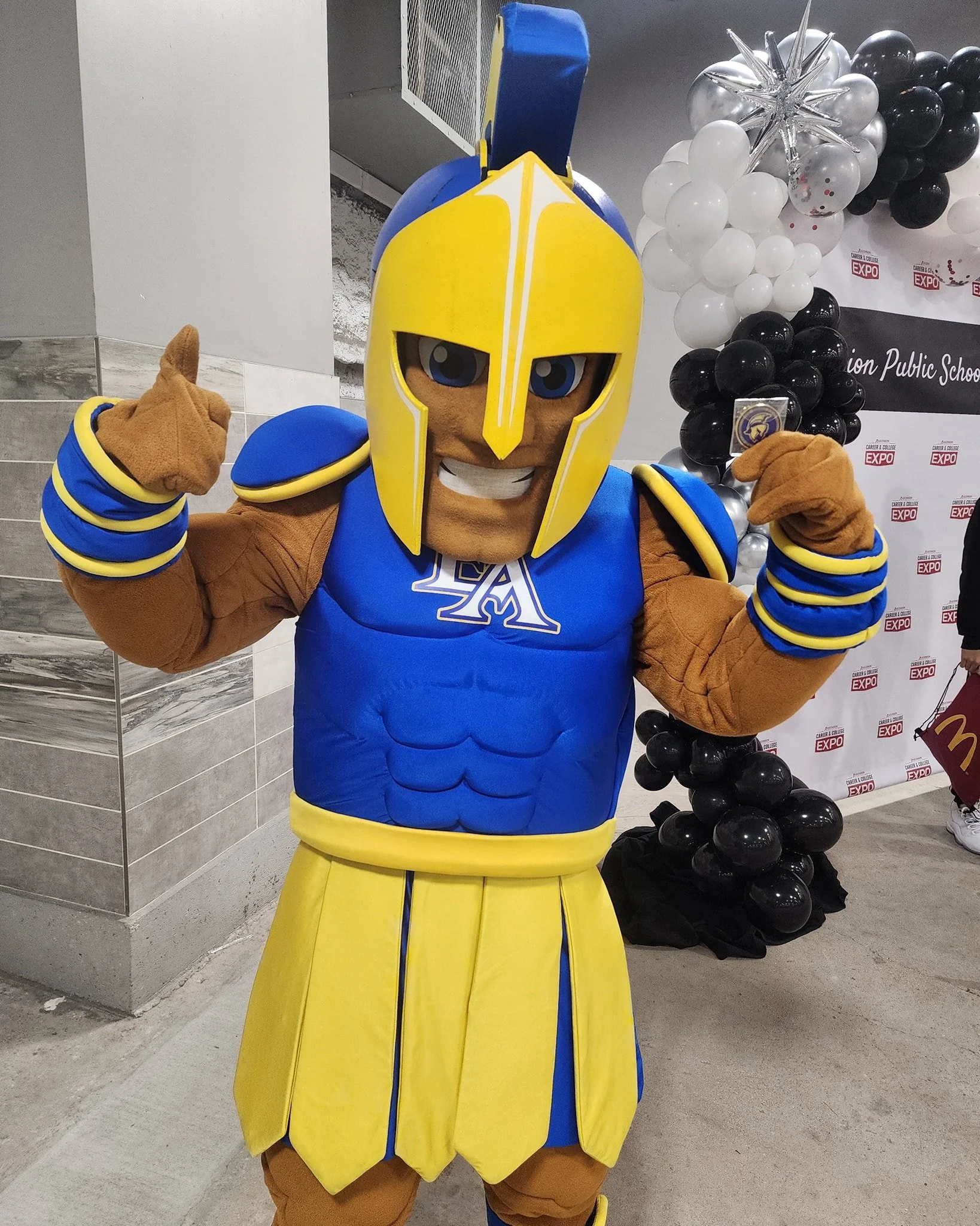 There's no better way to introduce Big Blue than this!!! Want one of your own? Visit our website or meet us at the game Friday night! #GeauxBigBlue #Sovereigns #ExcellenceAlways #Spartans