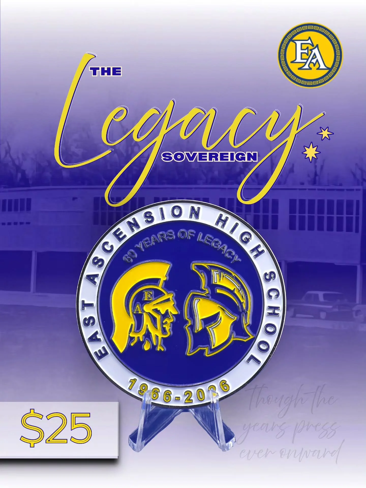 Pay homage to the past, appreciate the present, and embrace the future with the EA Legacy Sovereign! Perfect for any alumni, current, or future Spartan. Available at www.bleuxjae.com. Come see us at the game!