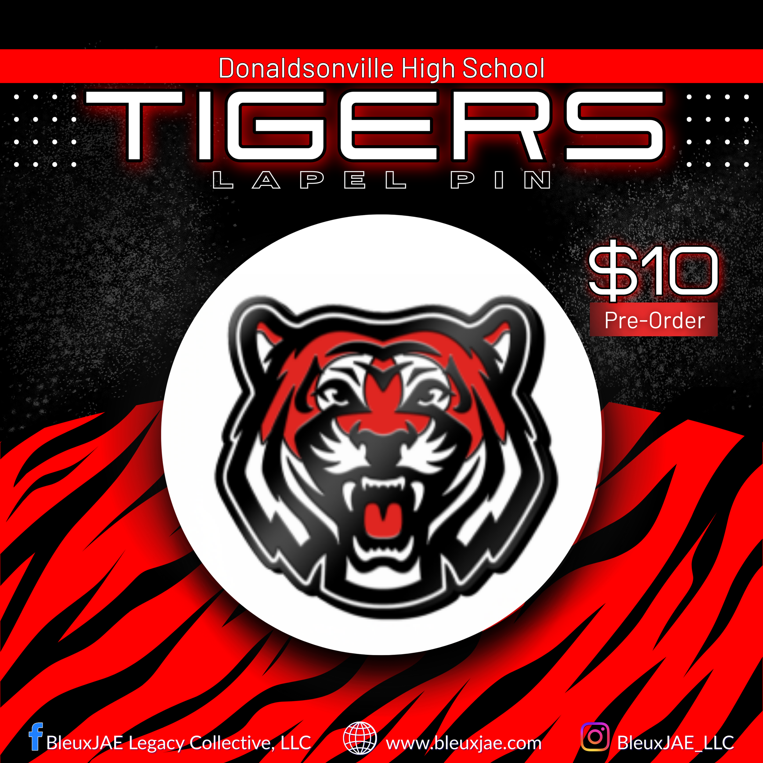 DHS Tigers Lapel Pin