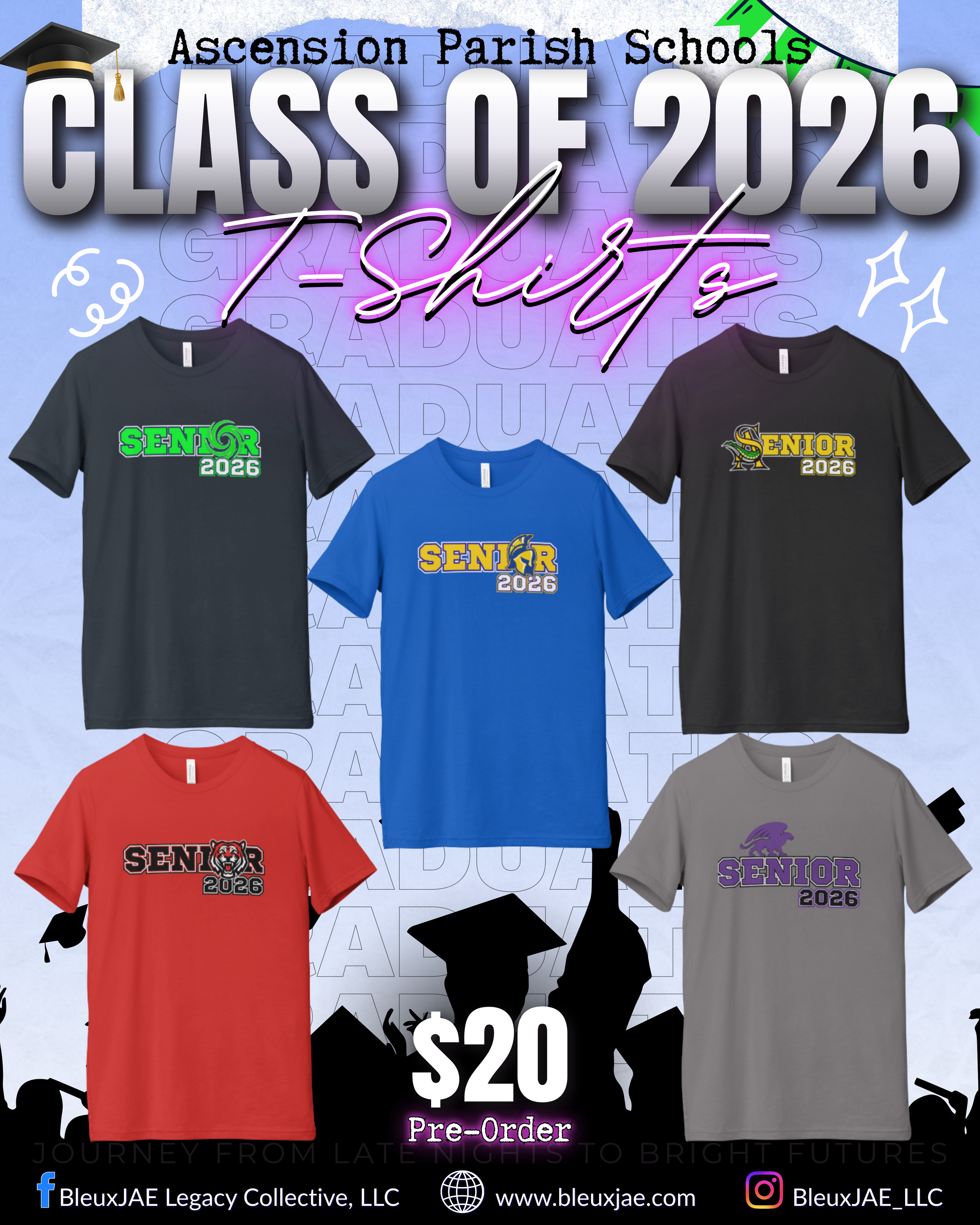 Class of 2026 T-Shirts (Pre-Order)