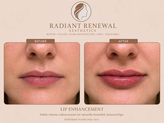 RHA lip filler treatment for natural-looking lip enhancement and hydration.
