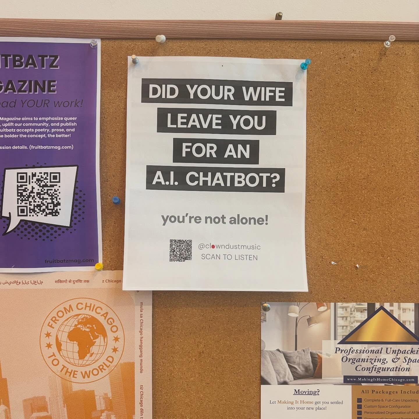 coming to a coffee shop bulletin board near you 👁️☕️ #clown #music #comedy