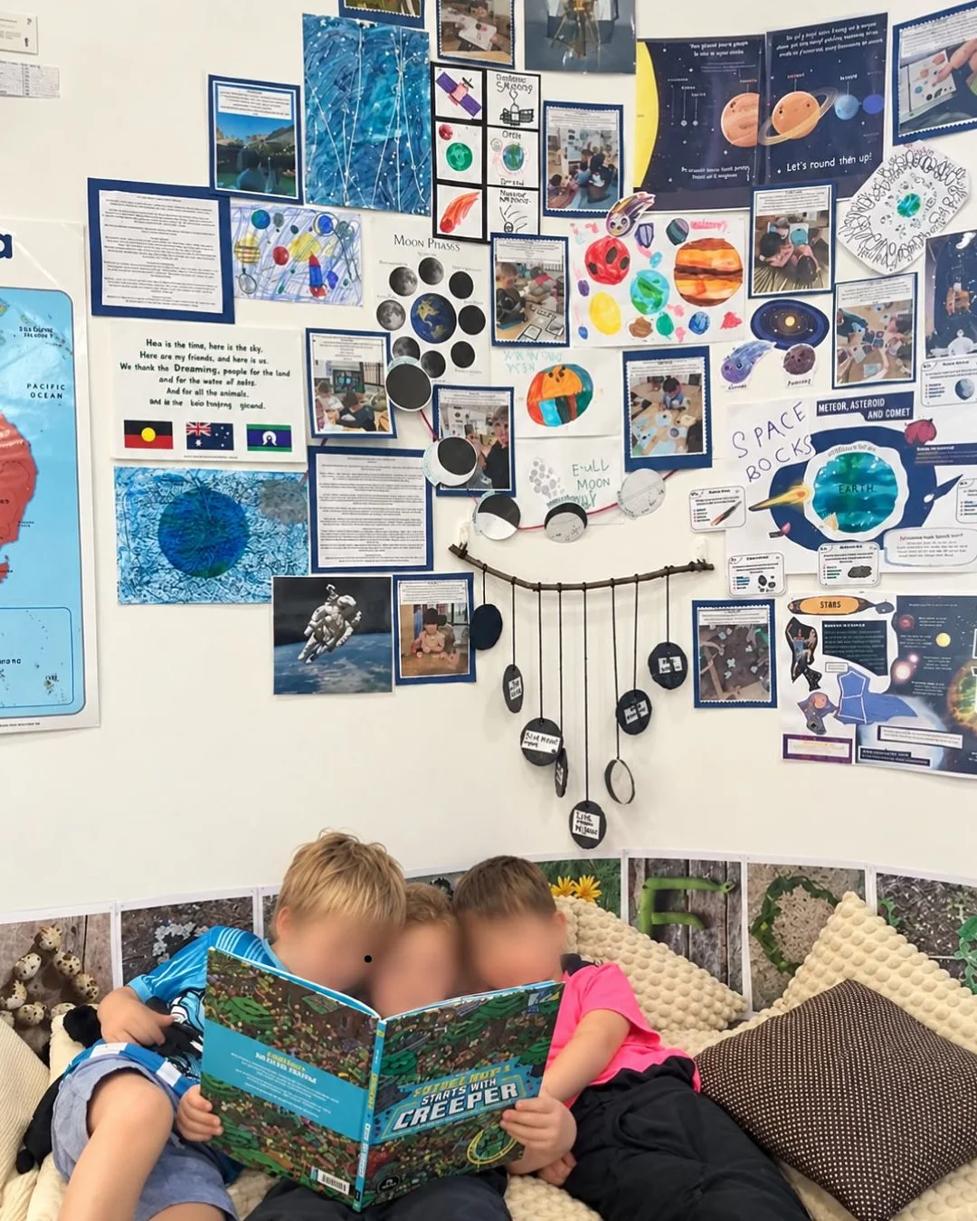 There is something profoundly special about walking past our quiet reading nook and finding three little minds huddled shoulder-to-shoulder, completely absorbed in the pages of the same picture book.

Nurturing a genuine, child-led relationship with 