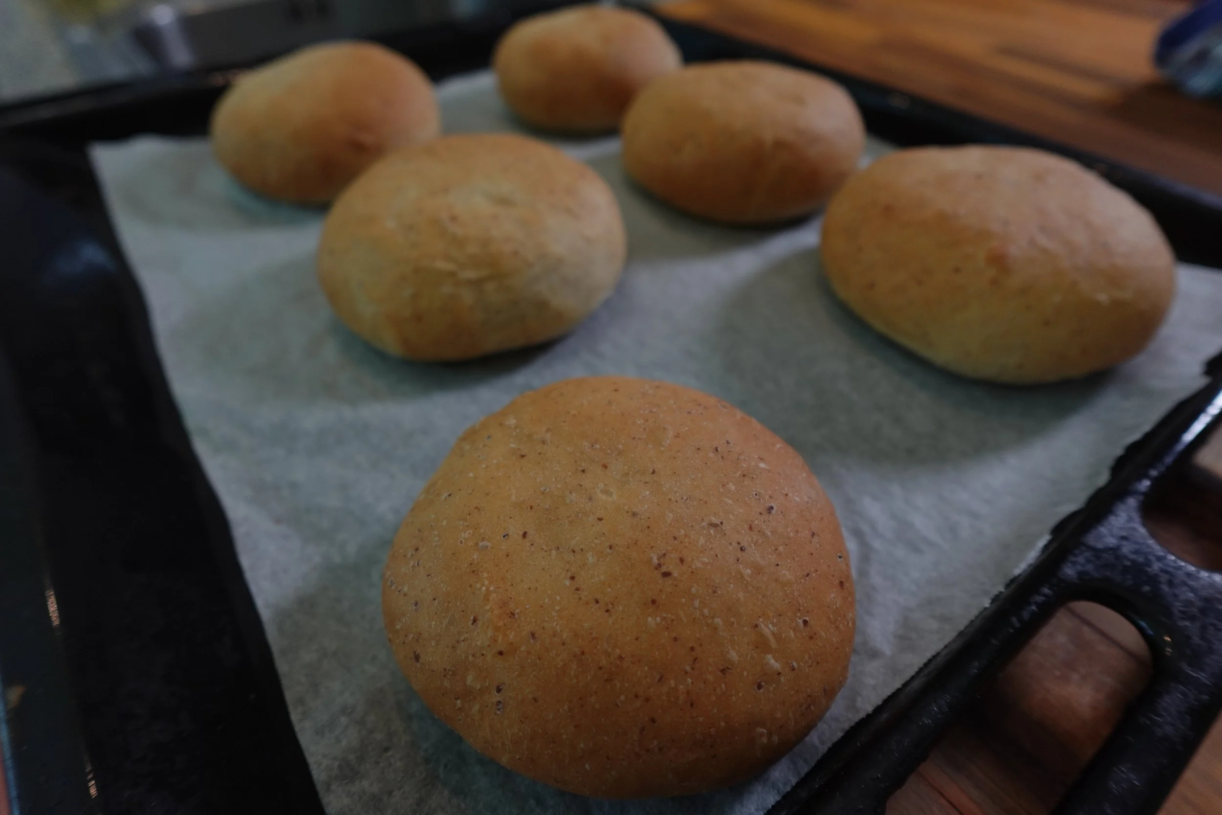 Easy Egg-Free Burger Buns