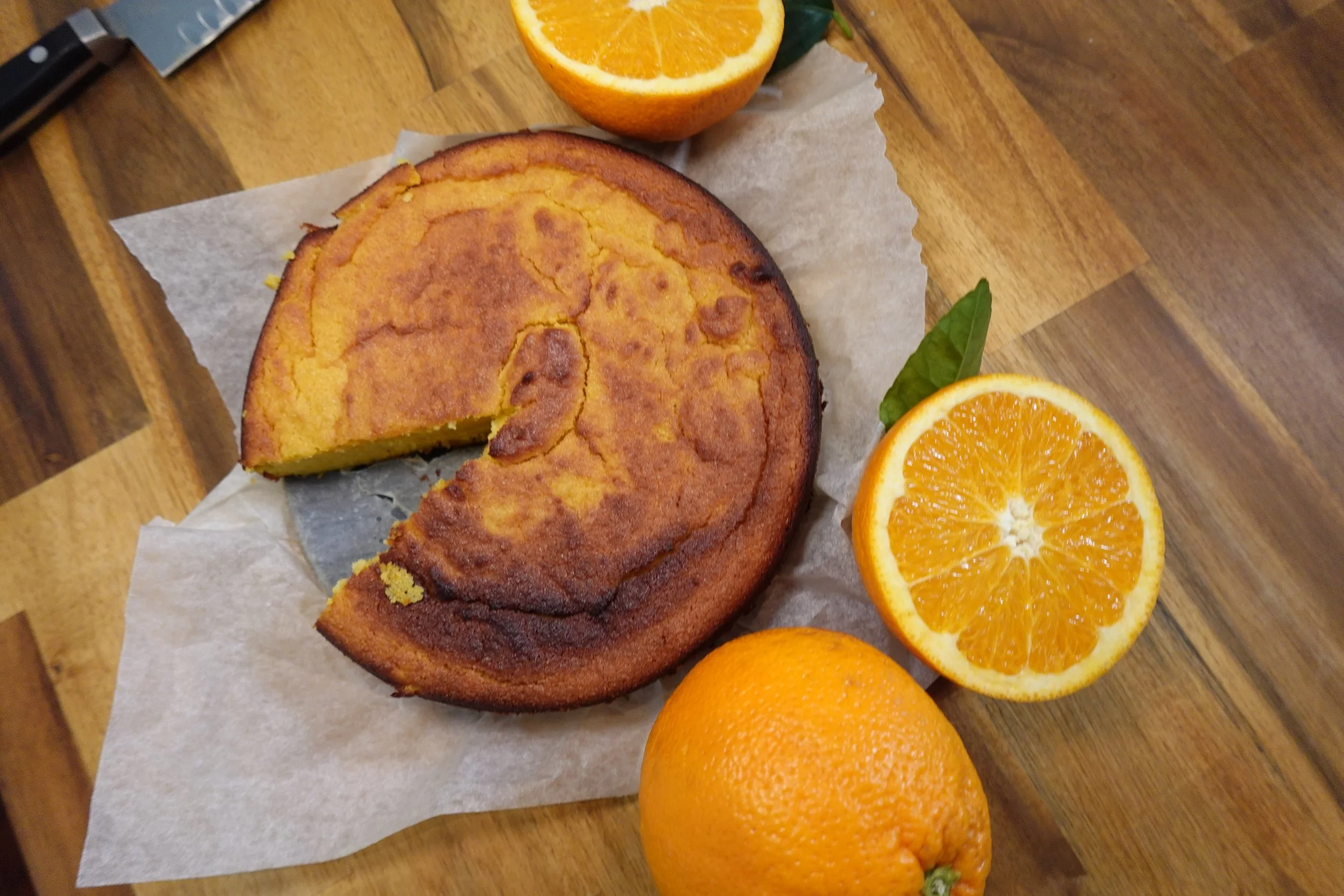 Orange and almond cake