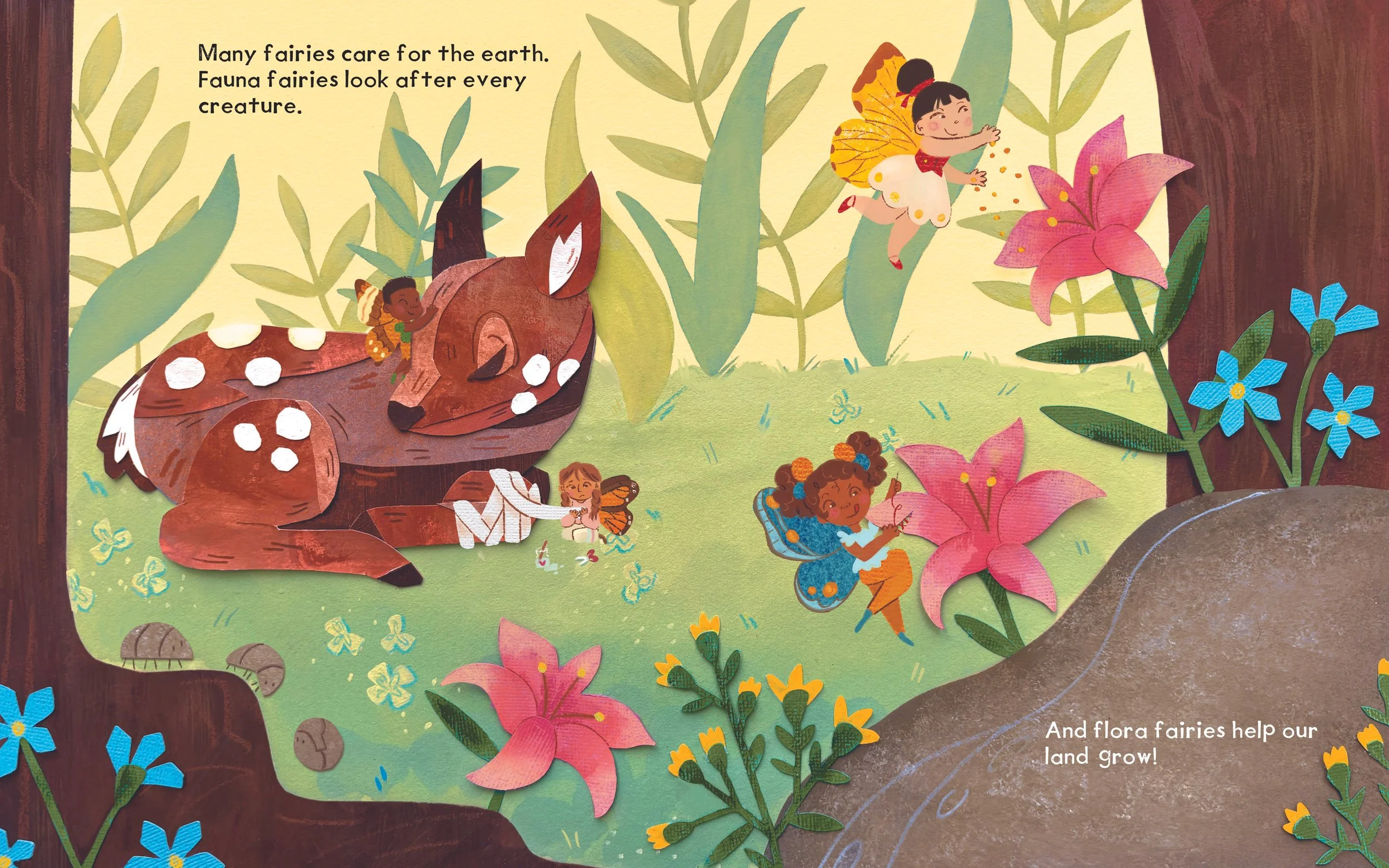 Layout Example with Finished Art