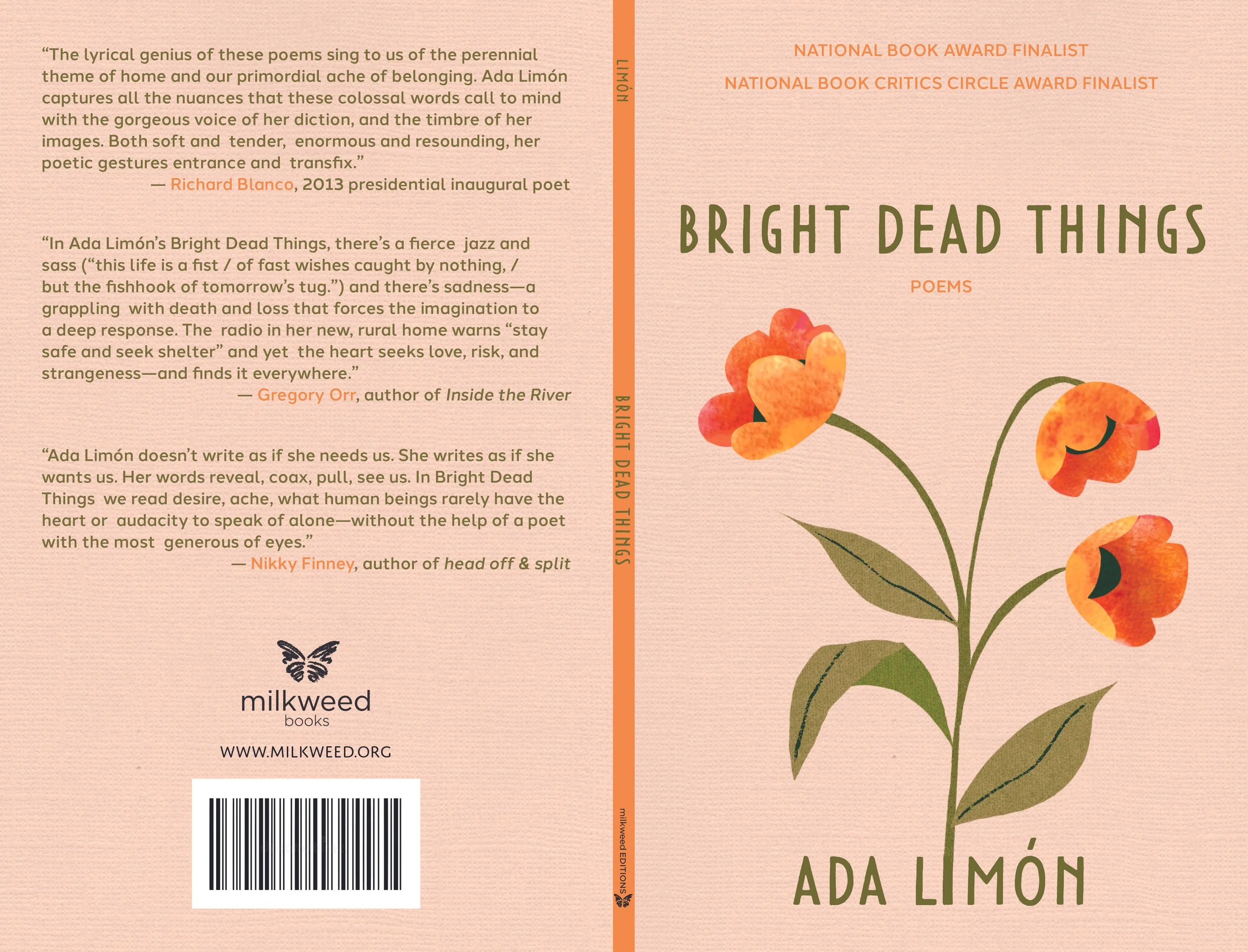 "Bright Dead Things" Cover redesign wrap