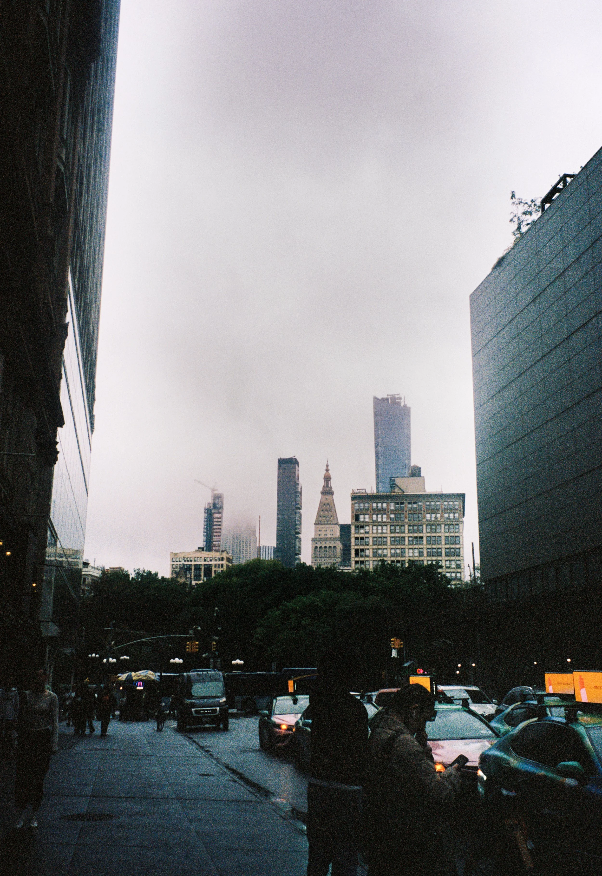 Somewhere in Manhattan.