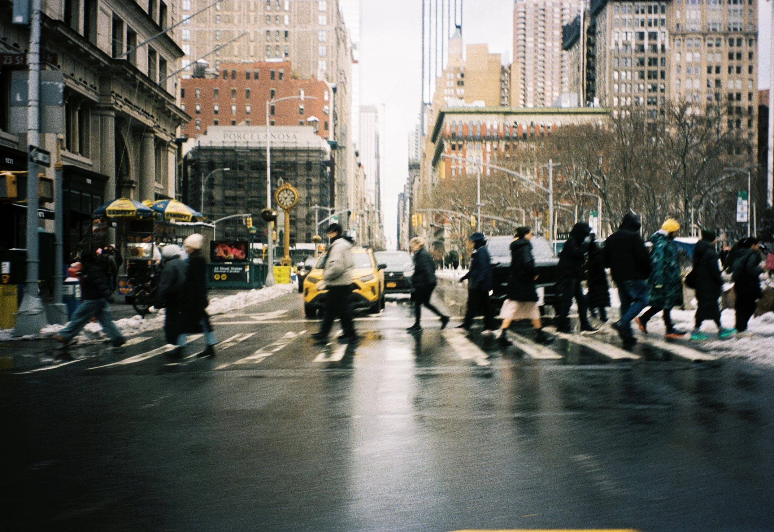 Busy Morning in Chelsea, New York.