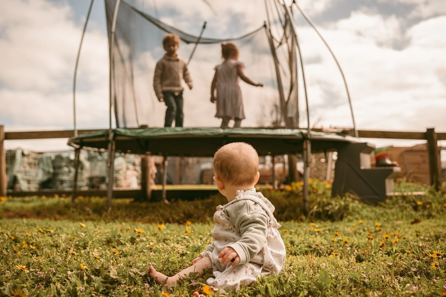 A morning spent having backyard farm hangs with 3 tiny kiddos growing up exactly how they&rsquo;re meant to &mdash; wild, curious, and wonderfully free.