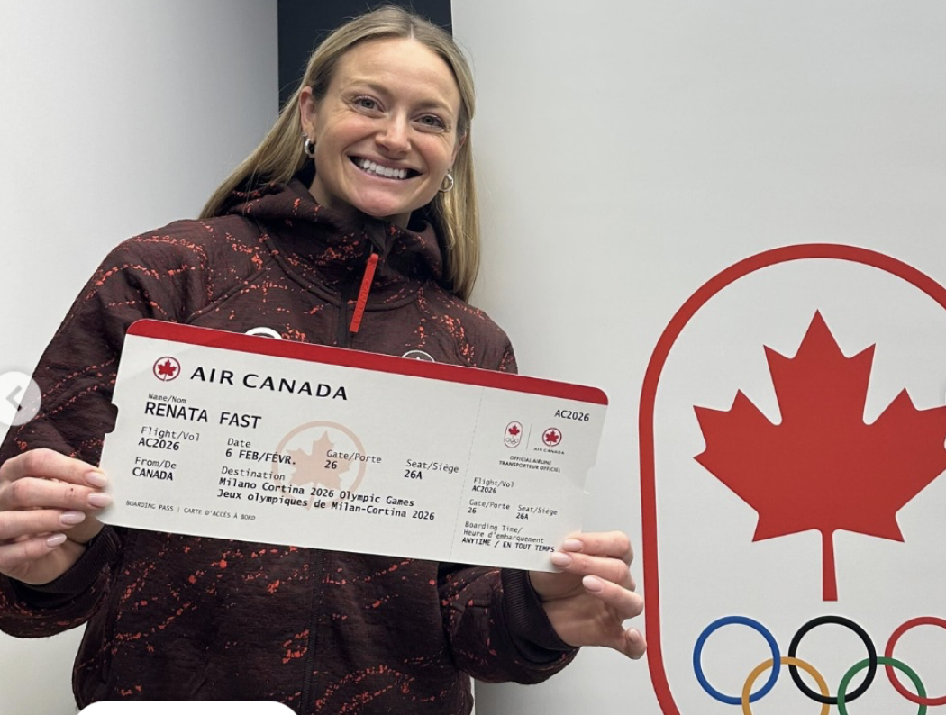 Team Canada Olympian Renata Fast #FlyTheFlag to Milano Cortina 2026