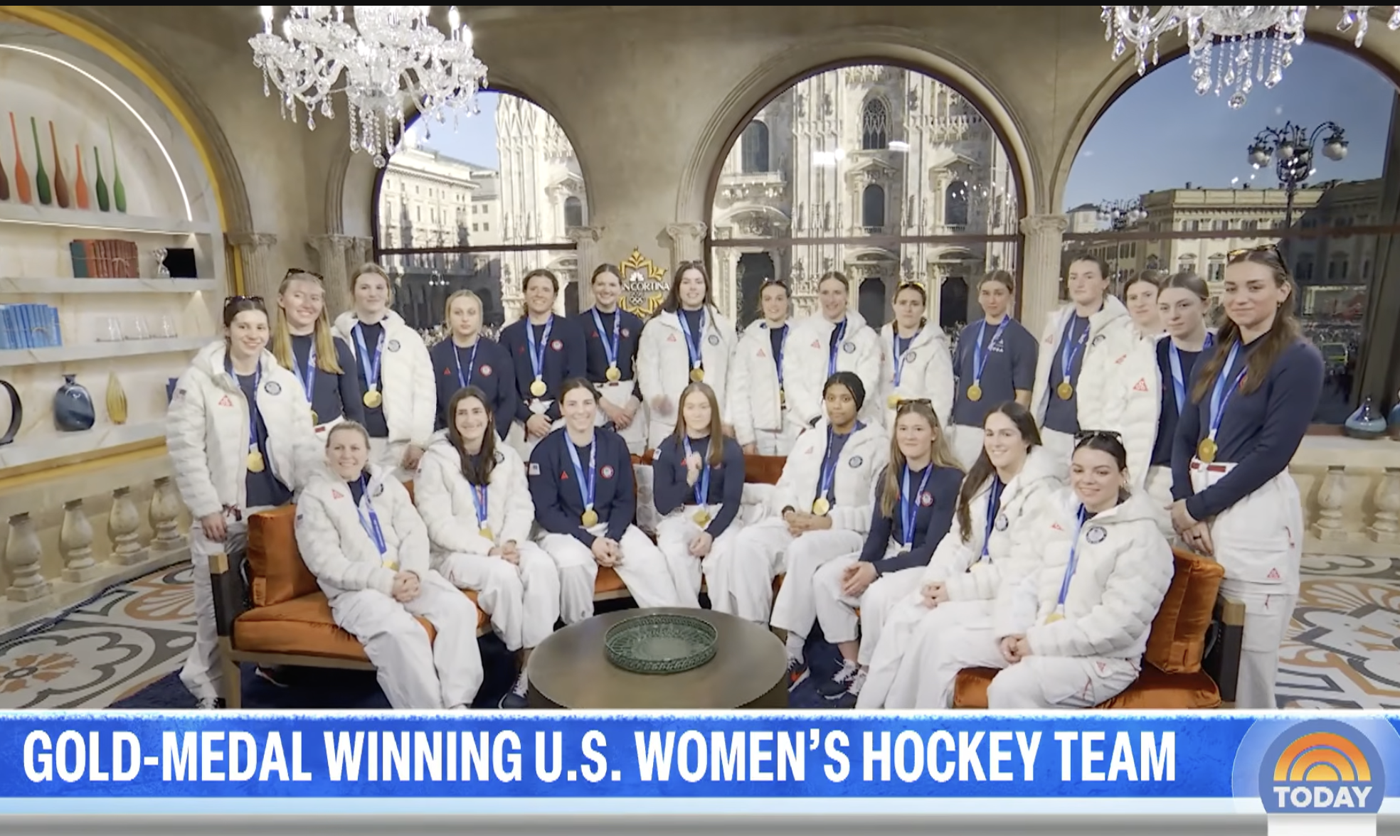 TODAY Show with U.S. Women’s Olympic Hockey Team
