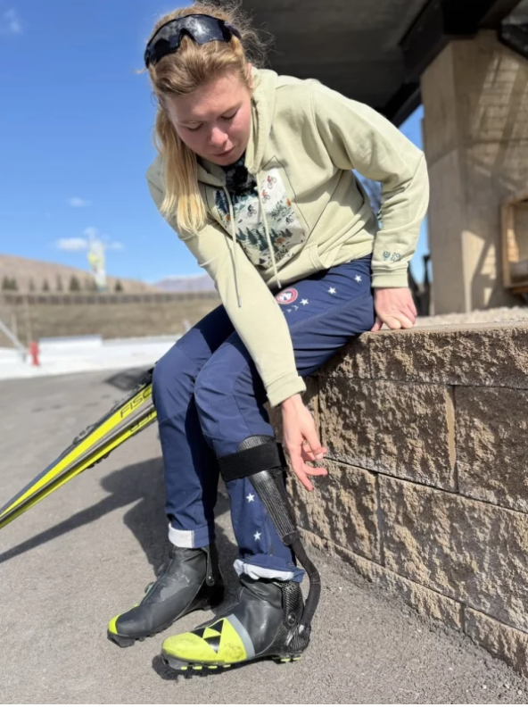 As Paralympics approach, U.S. skier Sydney Peterson balances training and research