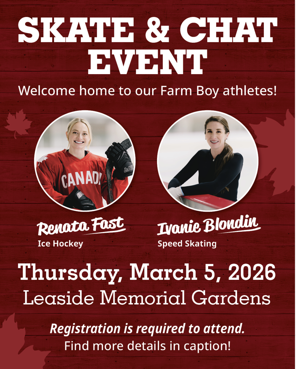 Renata Fast - seen at Leaside Memorial Gardens with FARM BOY