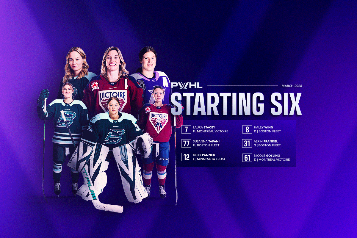 Kelly Pannek - PWHL Starting Six March 2026