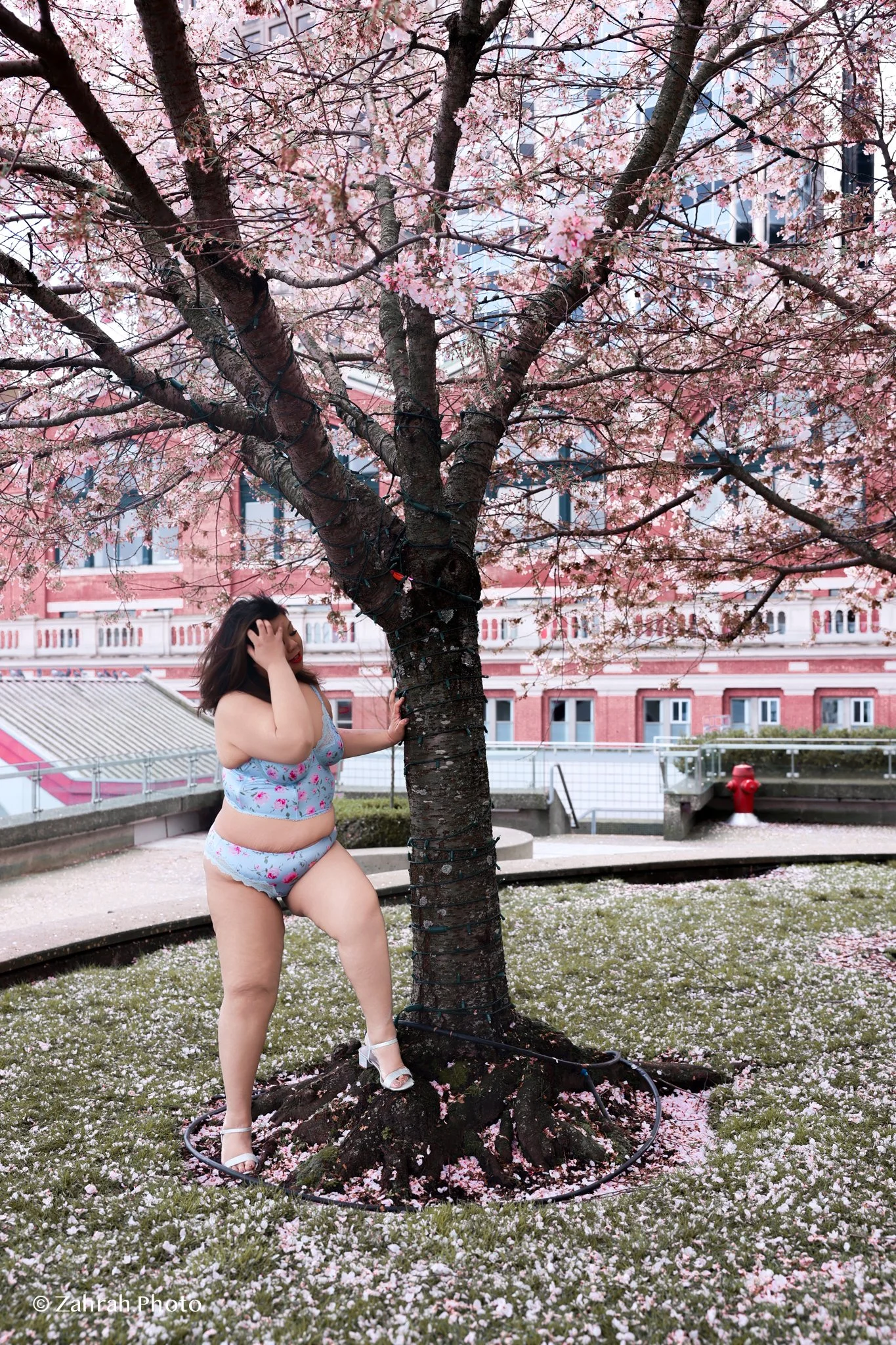 A dreamy outdoor portrait blending softness, femininity, and natural movement against the delicate atmosphere of spring blossoms.

Created to feel romantic, expressive, and quietly cinematic through light, colour, and environmental storytelling.