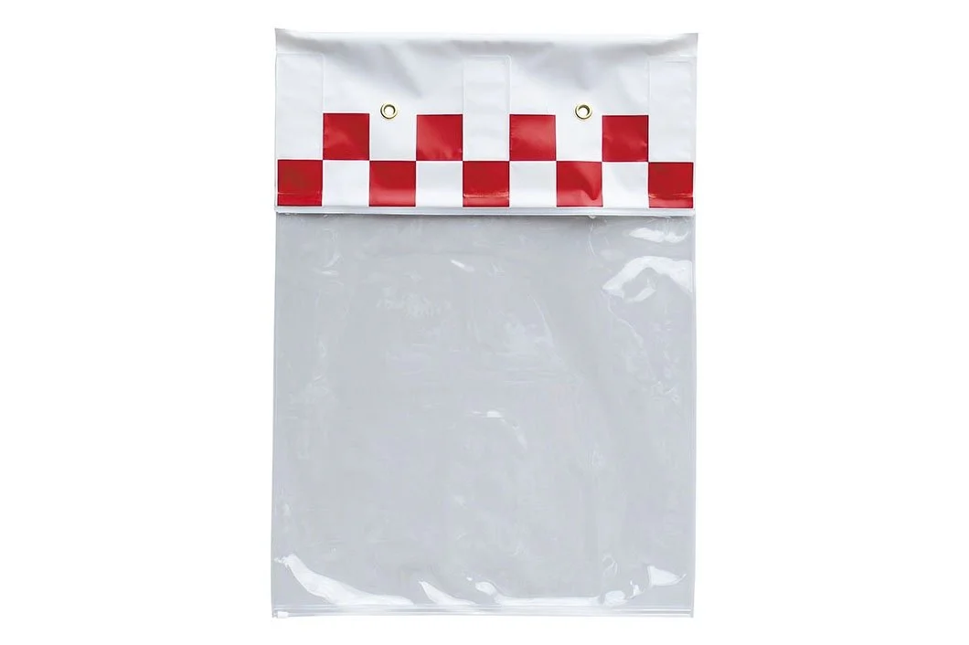 AR-1445  單管吊掛式標識套(透明雙面)