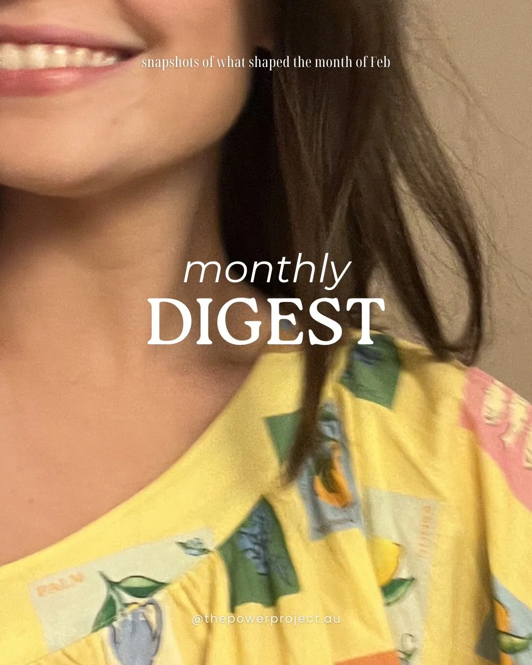 A month of clinic, prepping projects, and time with friends, setting up for an exciting few months ahead. 

Can&rsquo;t believe we&rsquo;re already in March!

🤍 @thepowerproject.au