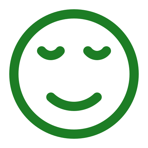 Relief icon representing the temporary anxiety reduction after people pleasing.