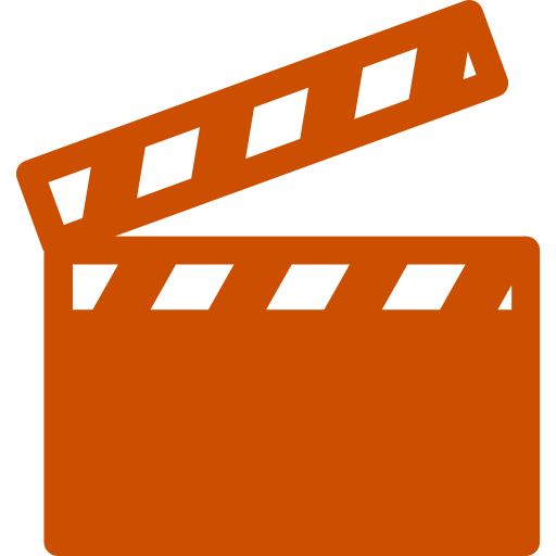 Clapperboard icon representing the 'Action' phase, where people pleasers perform and fawn.