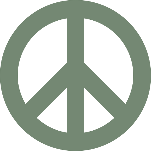 Peace symbol representing The Peacekeeper archetype avoiding conflict.