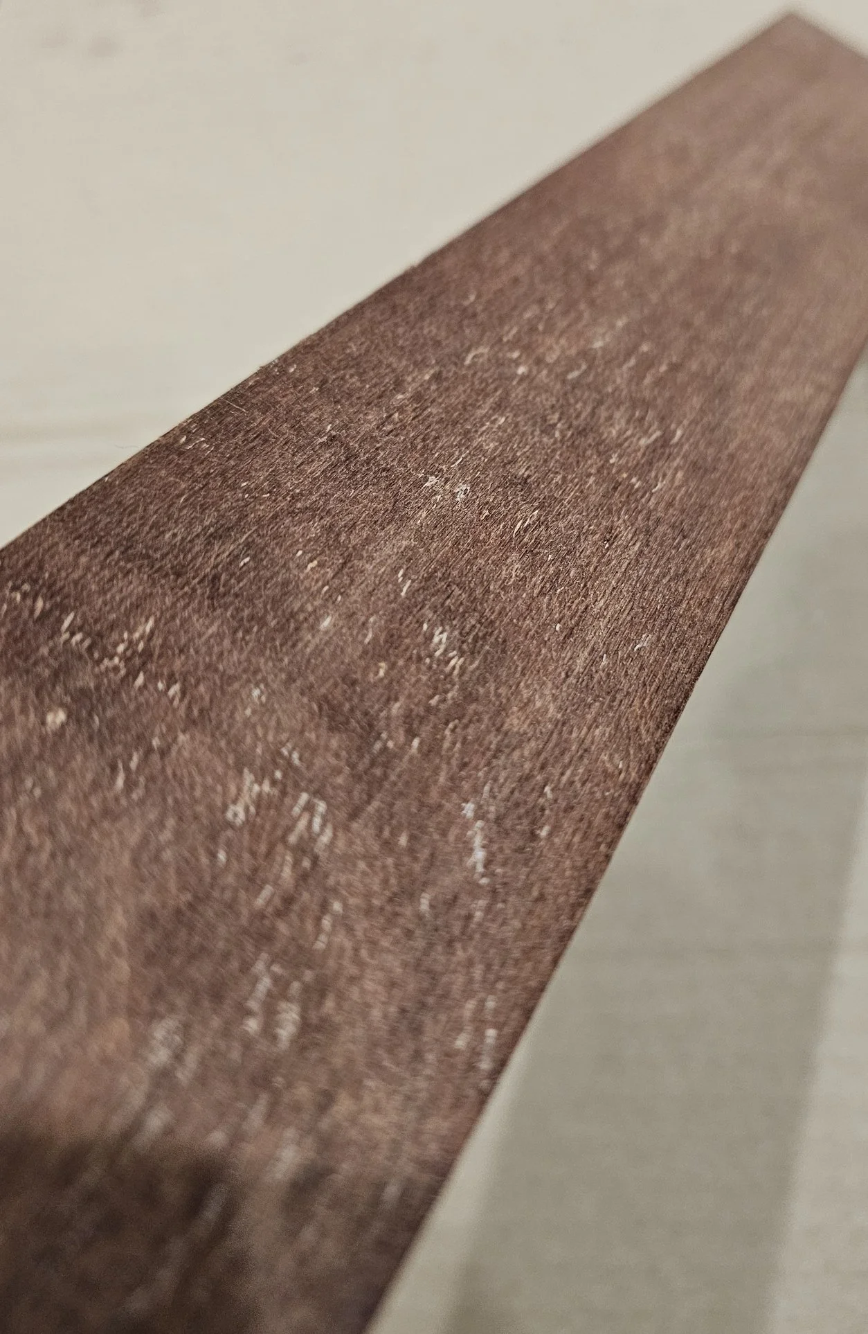 Beefwood soprano ukulele fretboard #02