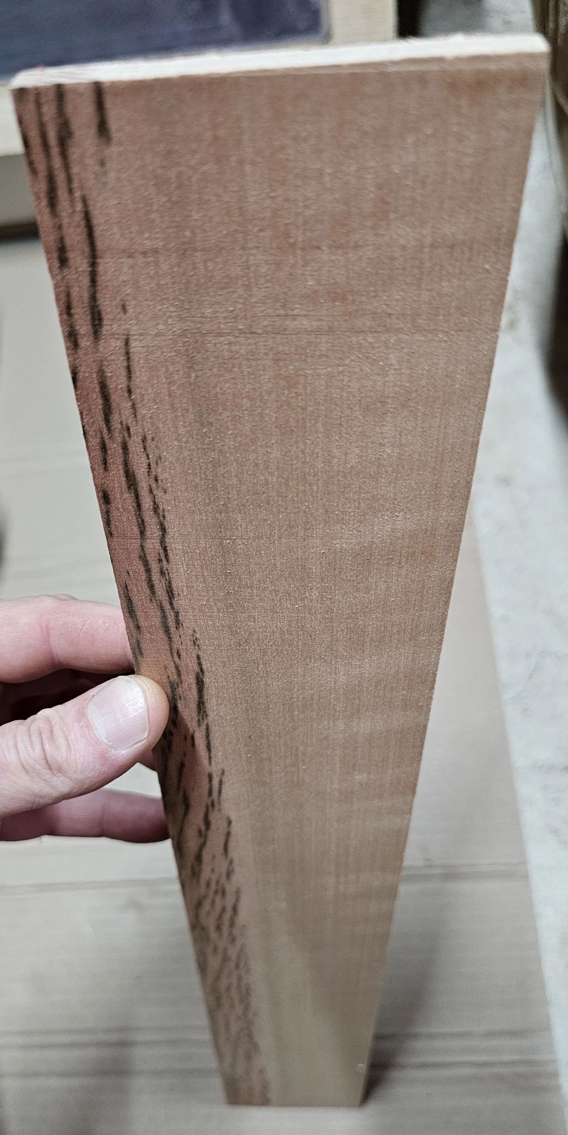 Flamed Myrtle Beech Fretboard