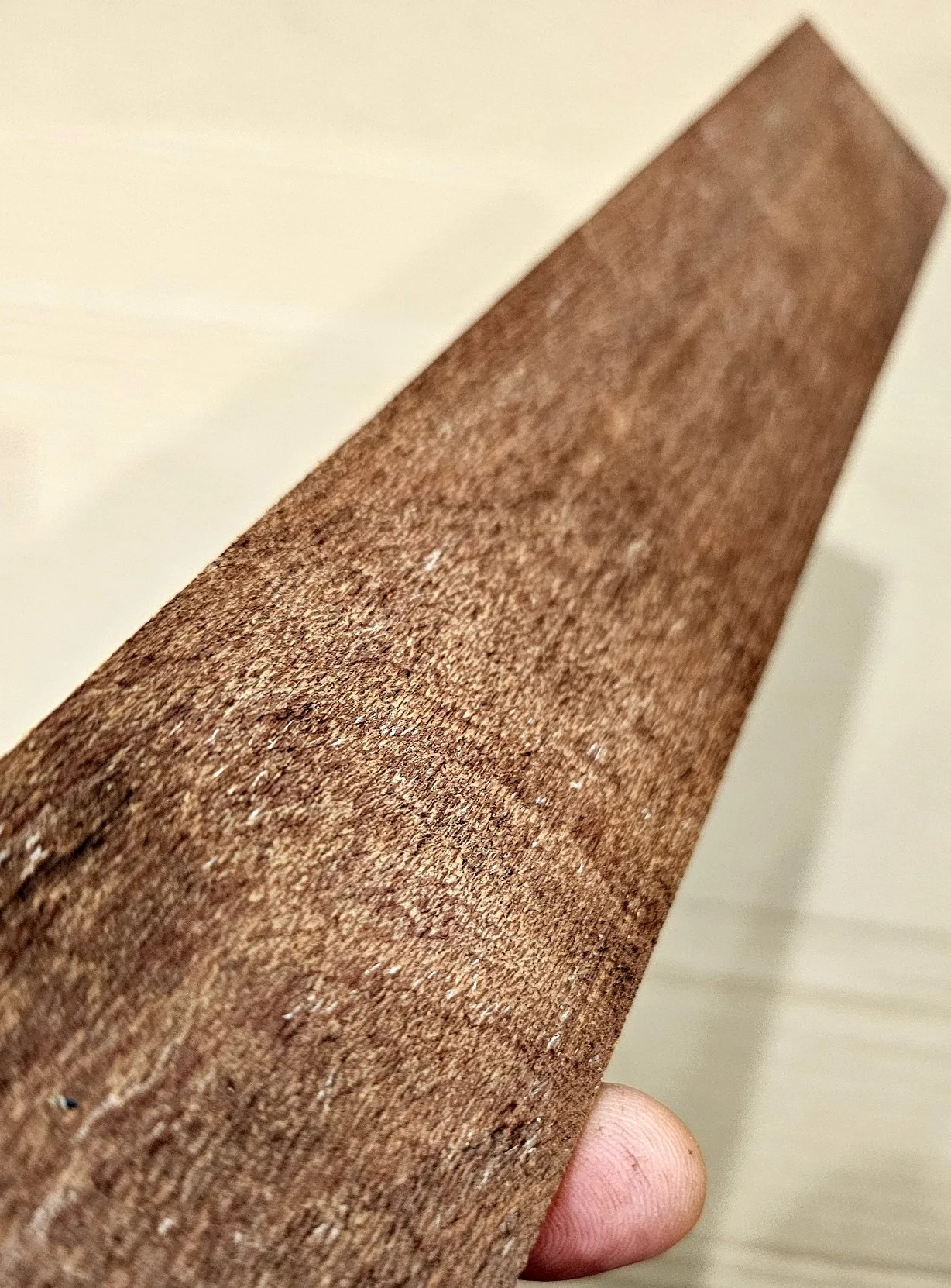 Beefwood soprano ukulele fretboard #03