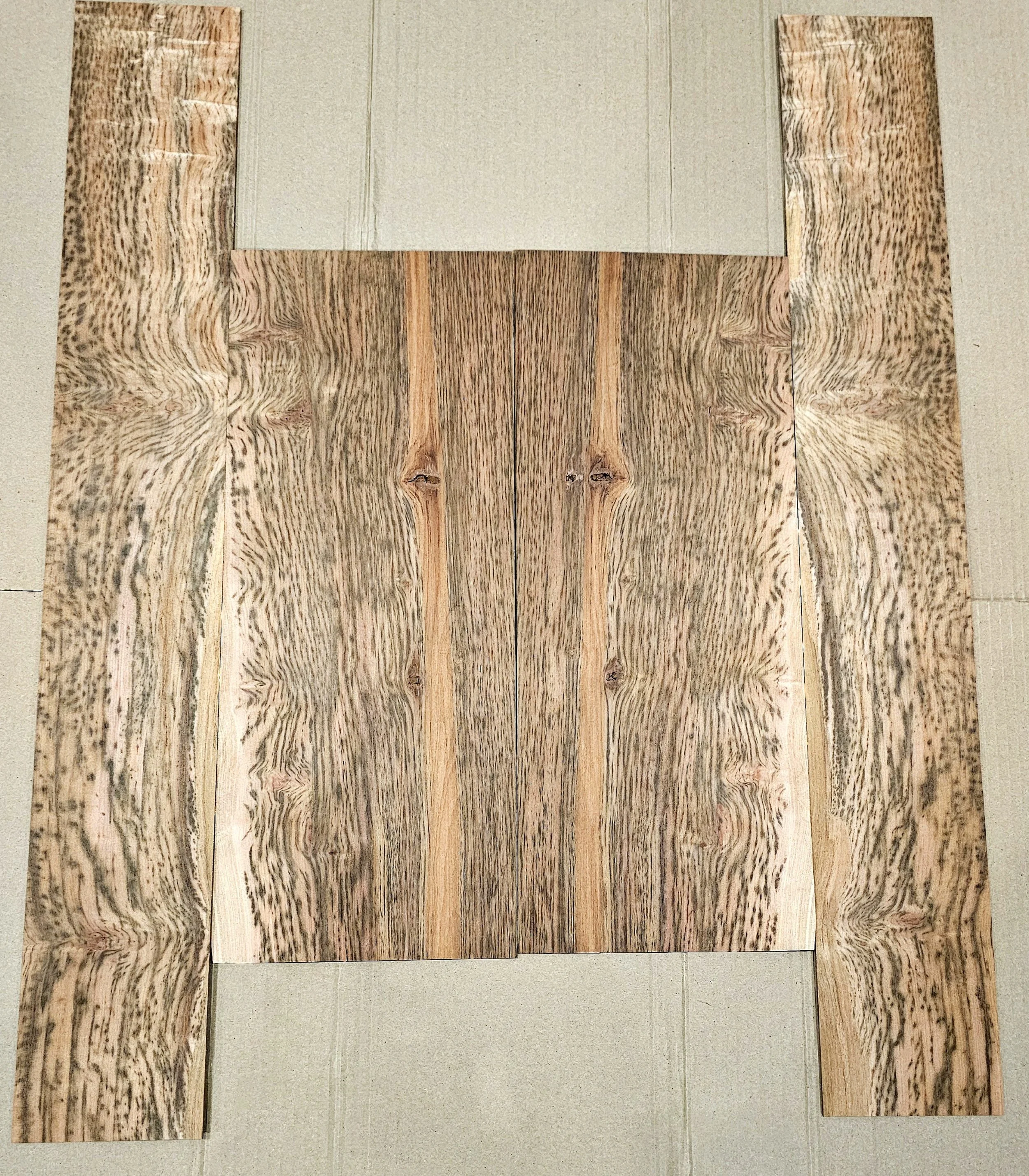Tiger Myrtle dreadnought back and sides set #08