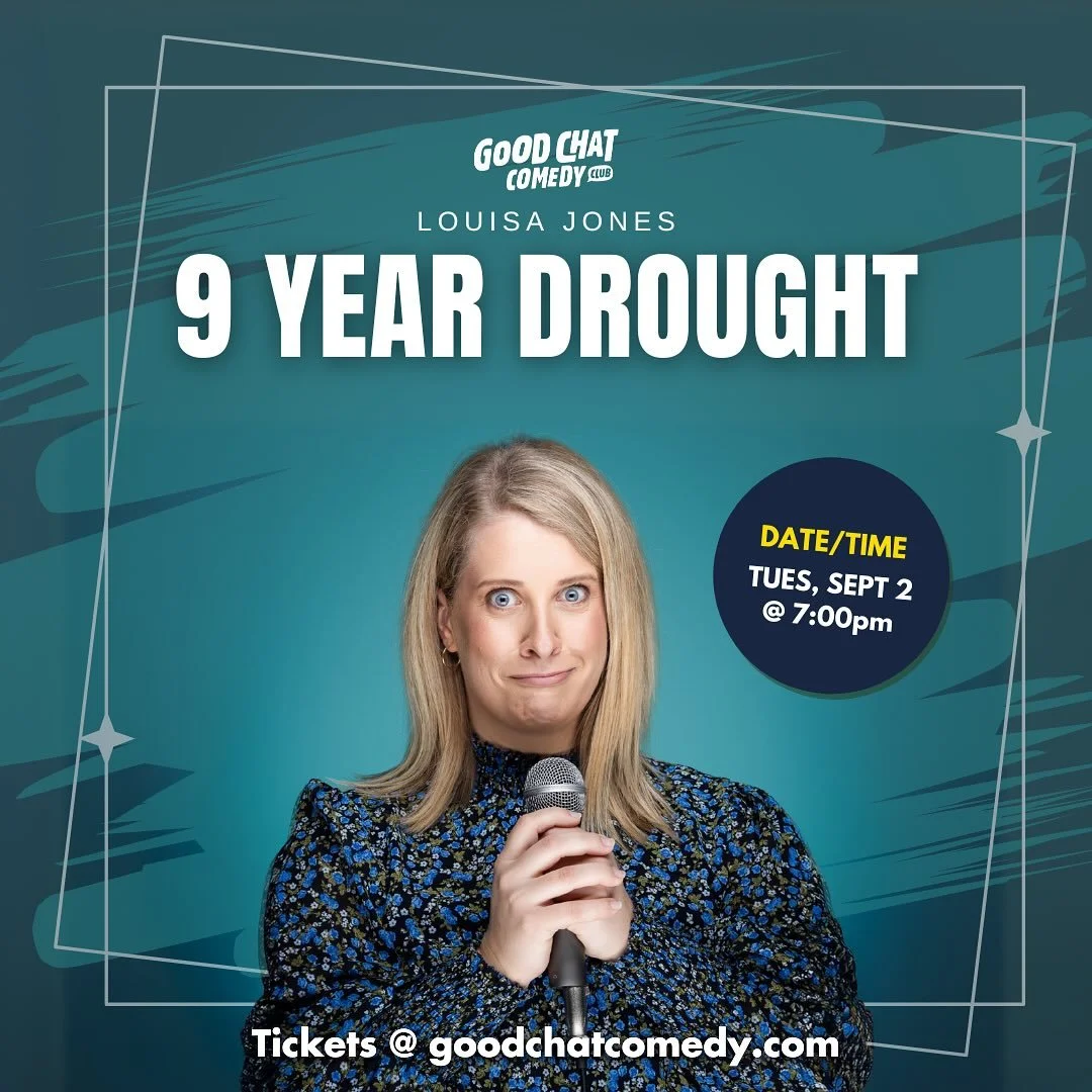 HI BRISBANE 👋  I&rsquo;m doing a trial run of my debut solo show - 9 YEAR DROUGHT 🥳

WHEN: 7pm, Tuesday, 2nd of September. 
WHERE: Good Chat Comedy Club (Petrie Terrace)
TICKETS: goodchatcomedy.com

Would love to see you there ❤️