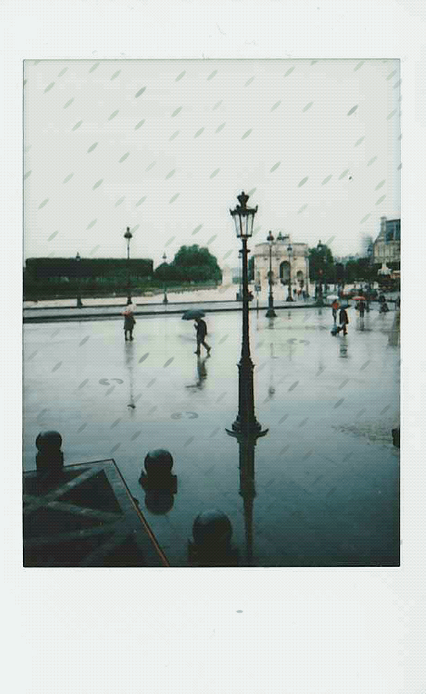 Paris in the rains