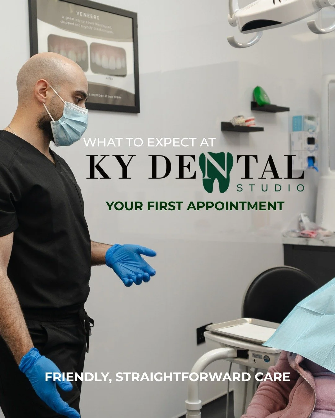 Booking a dental appointment feels much easier when you know what to expect. 🦷

At KY Dental, your first visit is all about getting to know you, understanding your dental needs, and helping you feel comfortable from the start.

Your appointment may 