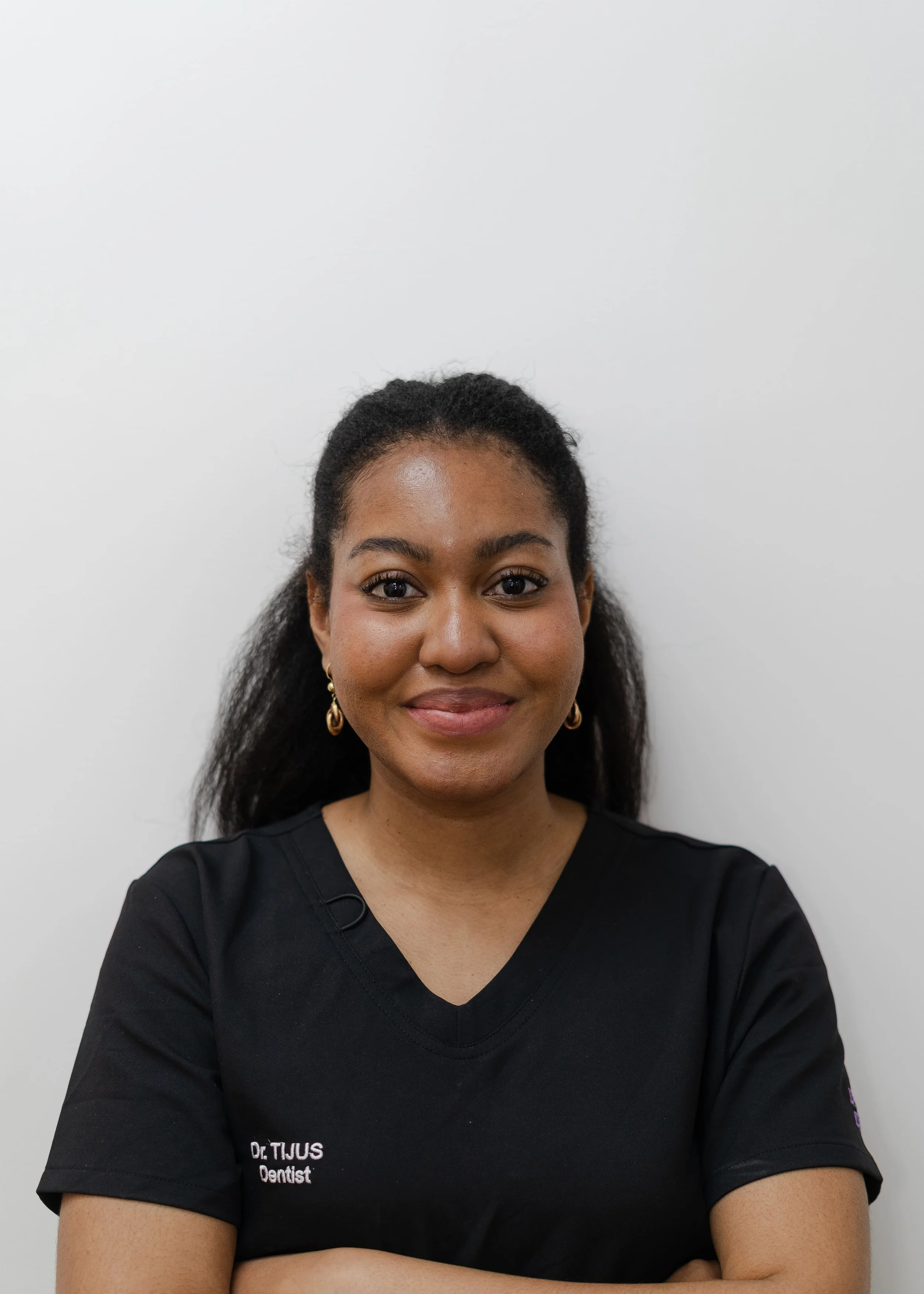 Portrait of Dr Doris Esther Tijus, dentist at KY Dental Studio