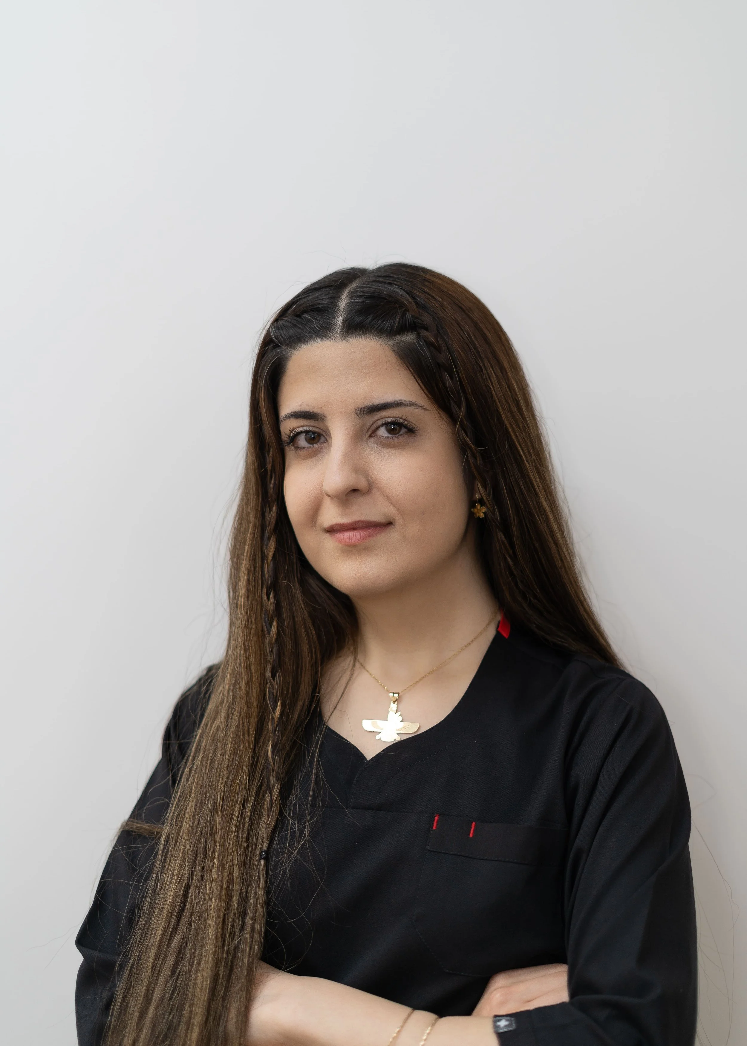 Portrait of Dr Ghazalossadat Dadkhah, dentist at KY Dental Studio