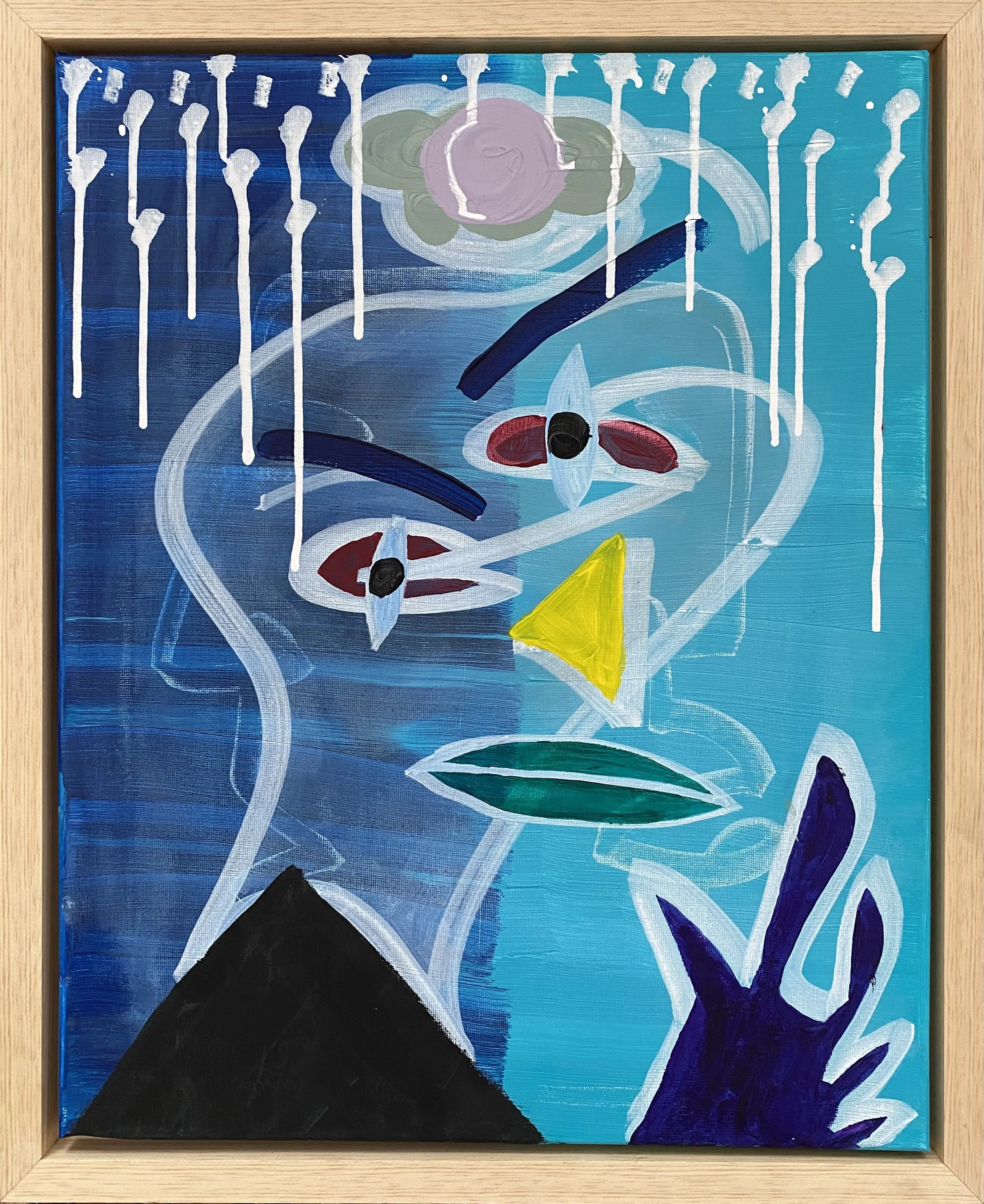 "Confusion" - one of one Acryl Painting, framed
