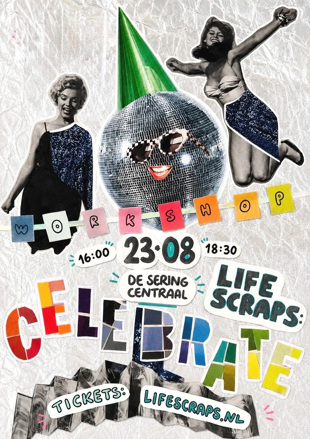 lifescraps: thematic collage workshop in Amsterdam, August 2026