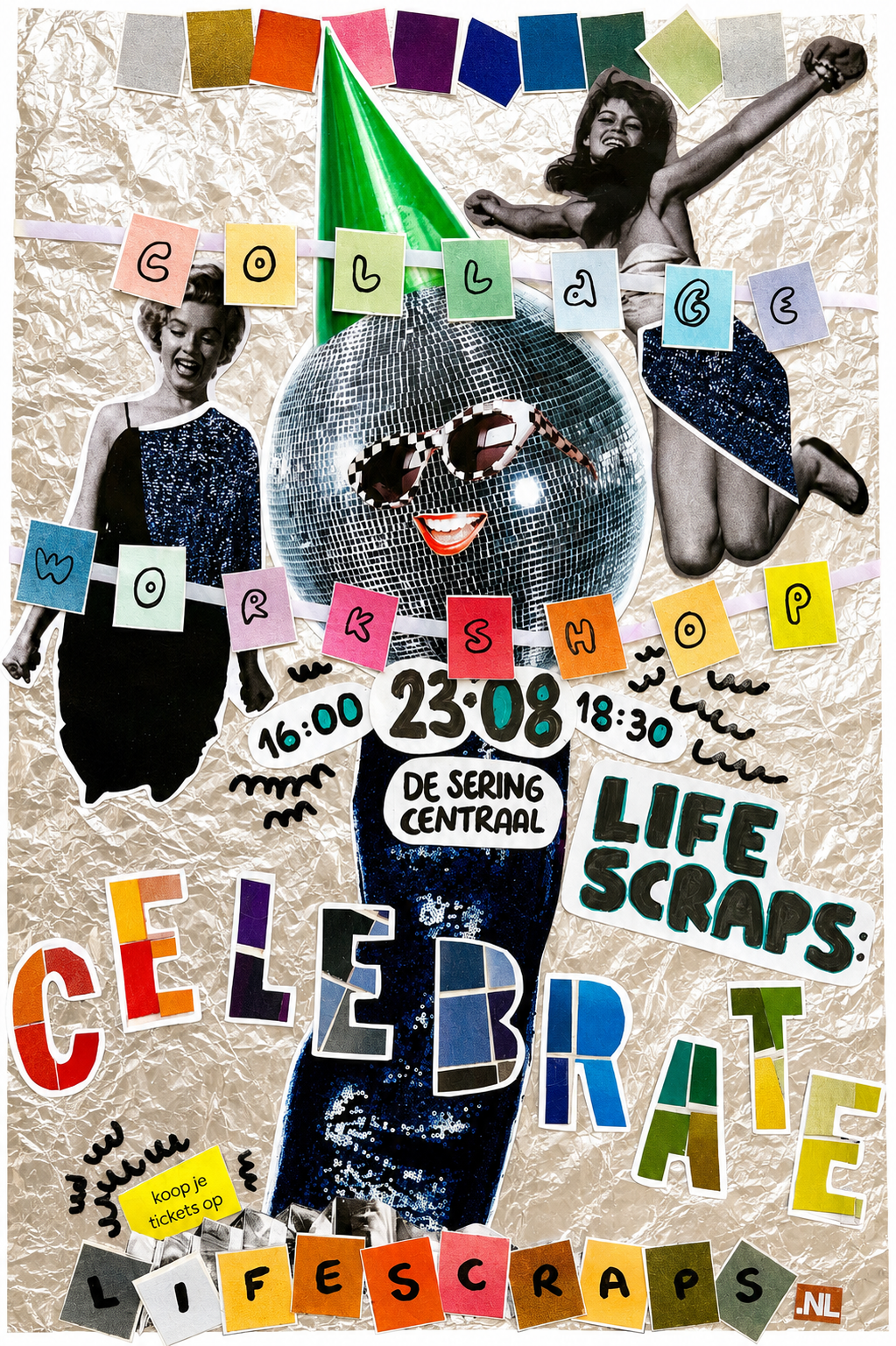 lifescraps: thematic collage workshop in Amsterdam, August 2026