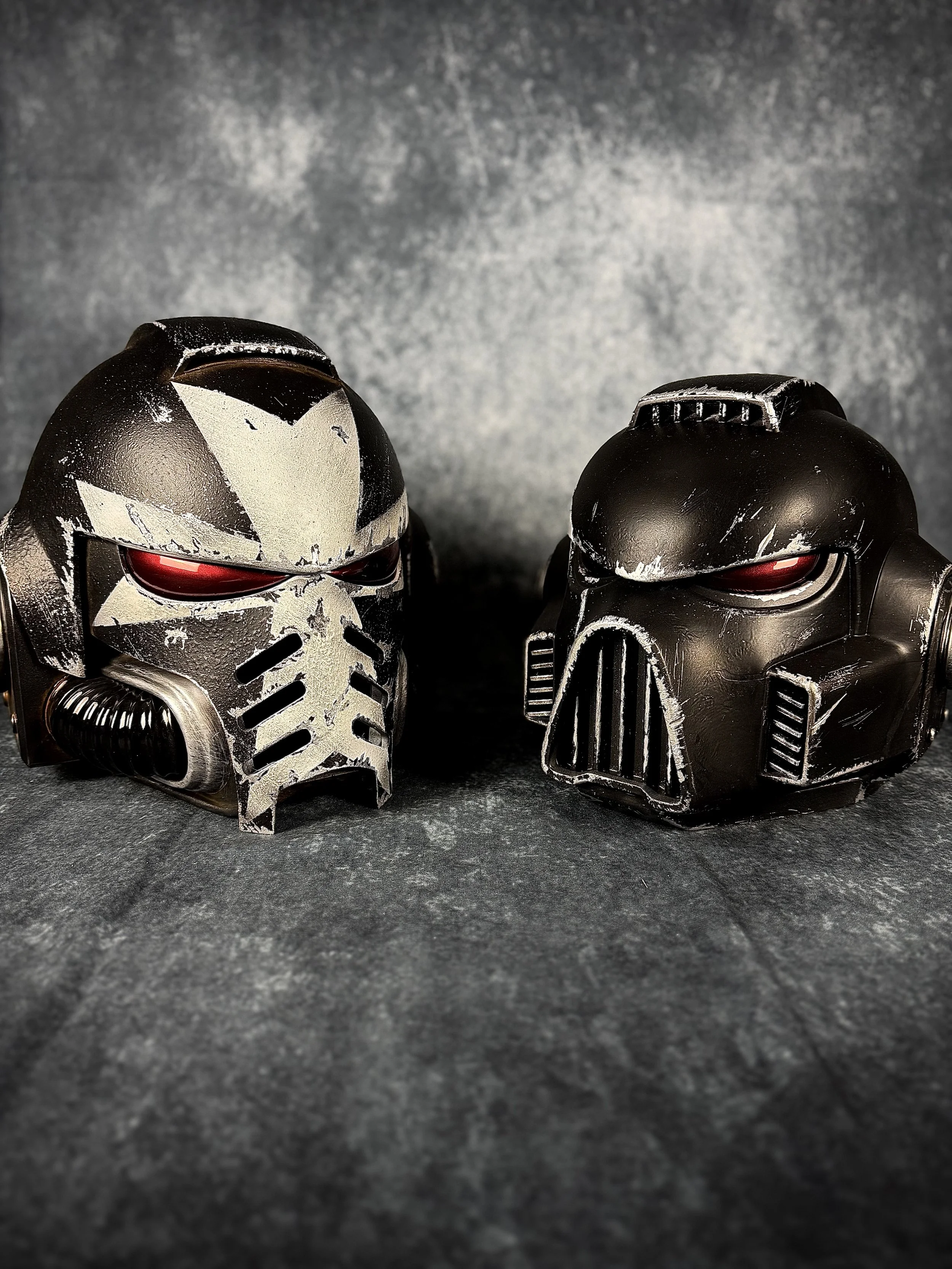 Black Templars Space Marine Helmets MK8 and MK10