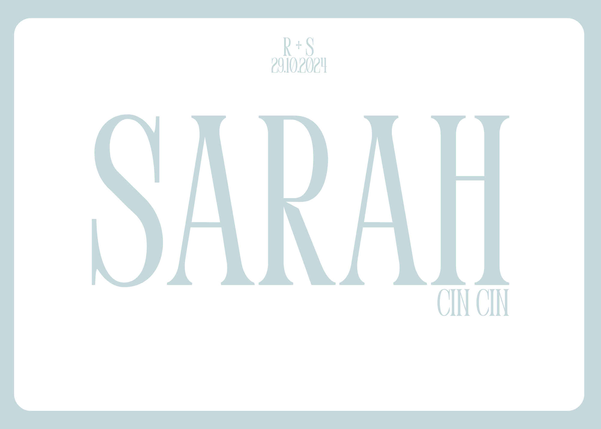 Cin Cin Name Card