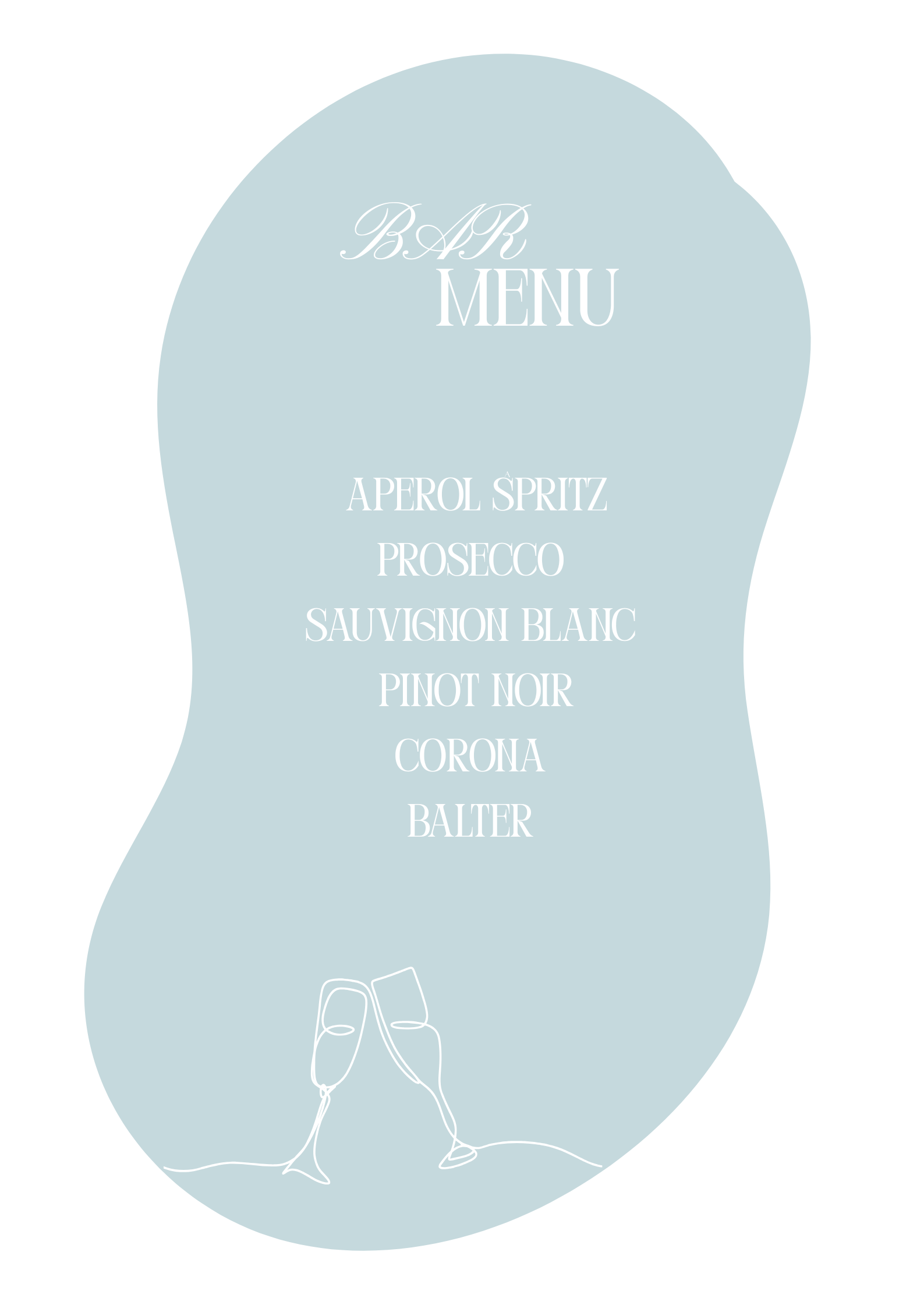 Sweet Bar Menu