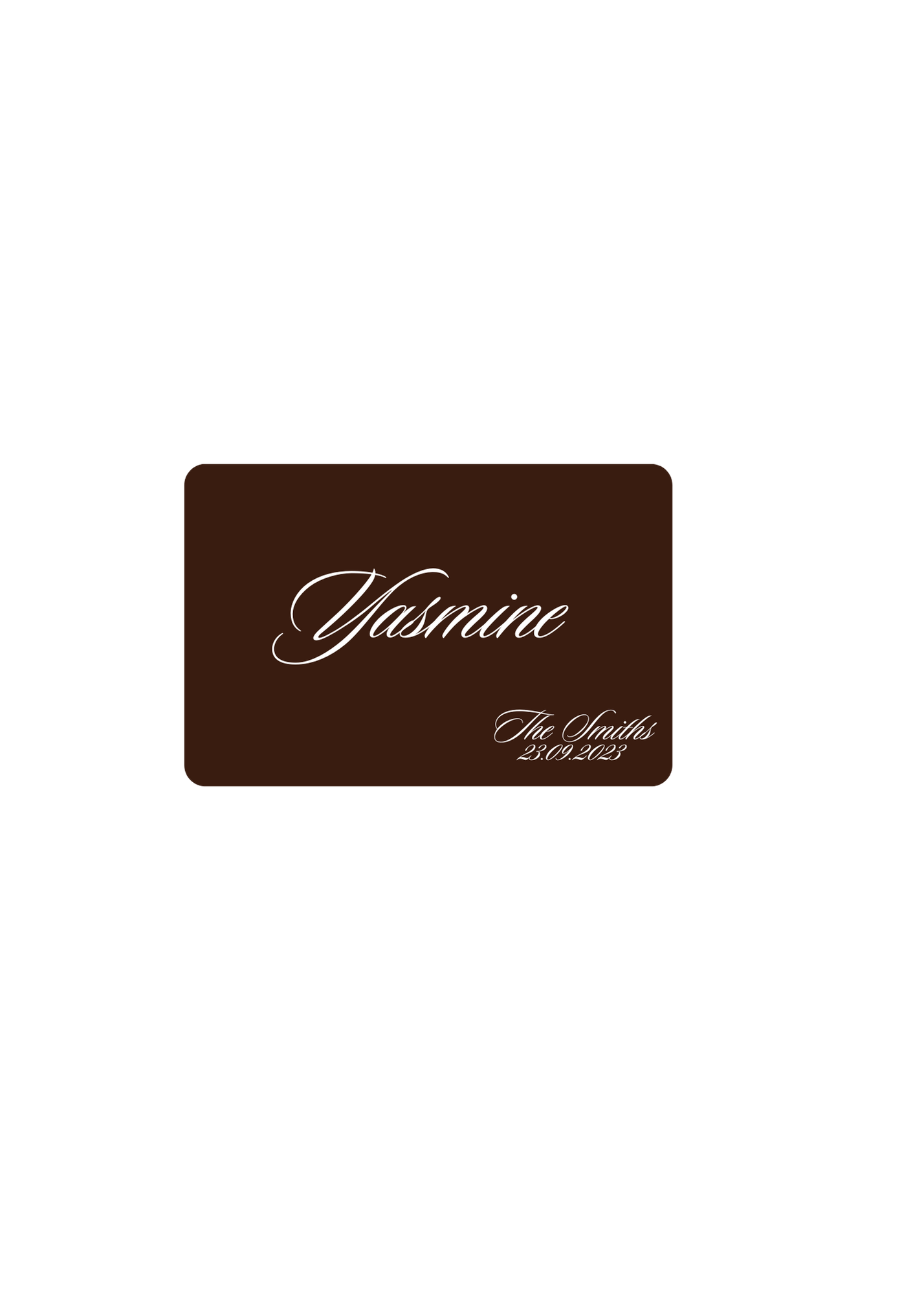 Elegance Name Card