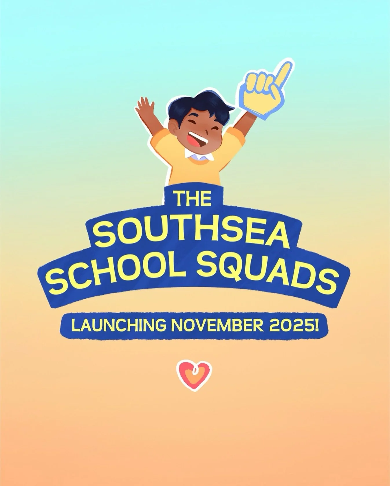 ✨ One month to go!
📚 The Southsea School Squads Books 1&ndash;3
Big hearts. Bigger dreams. 
Launching November 2025! 💙

#SouthseaSchoolSquads #KidLit #SportsFiction