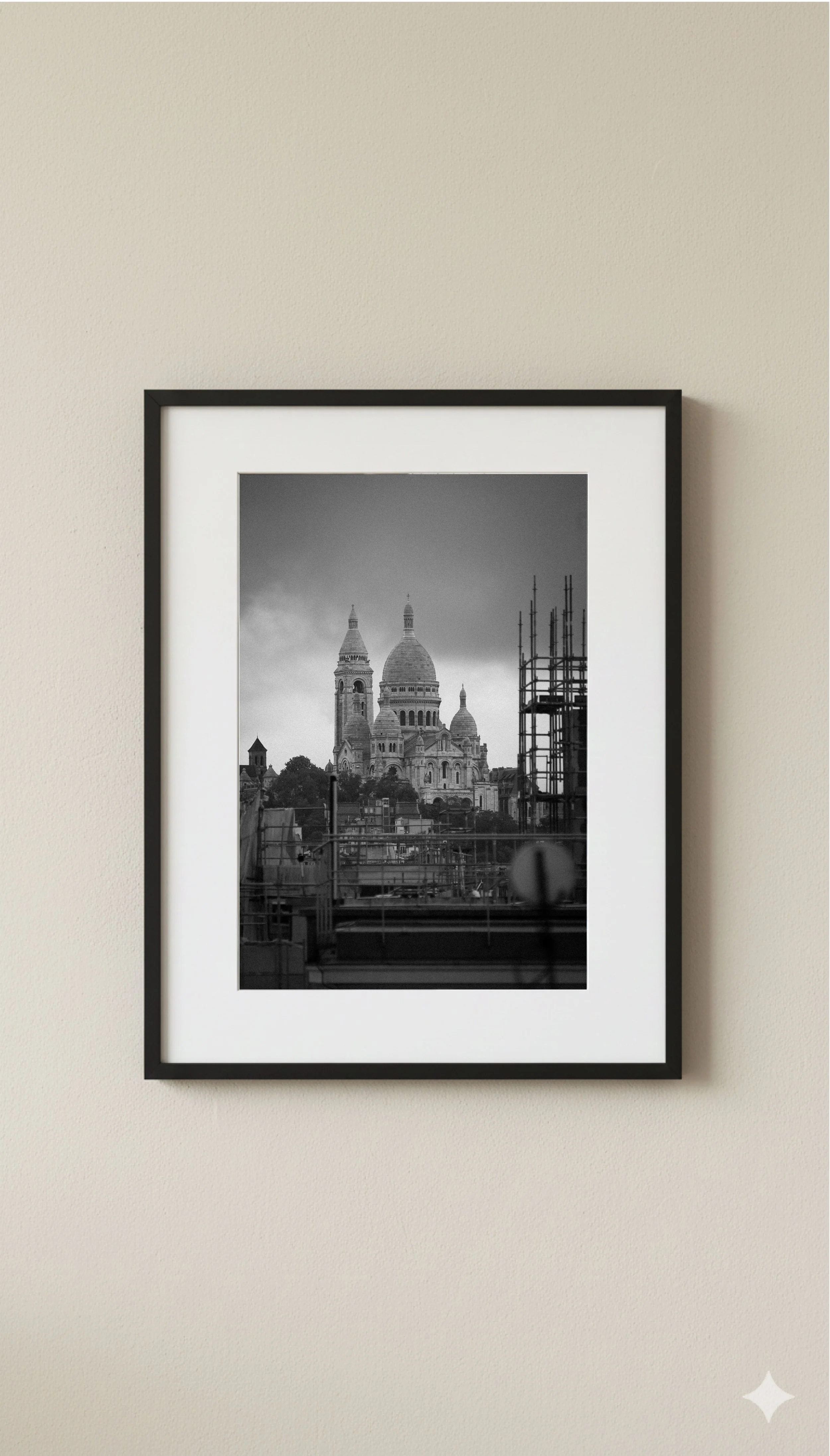 Cadre et Tirage Photo - Montmartre Gris, 2025